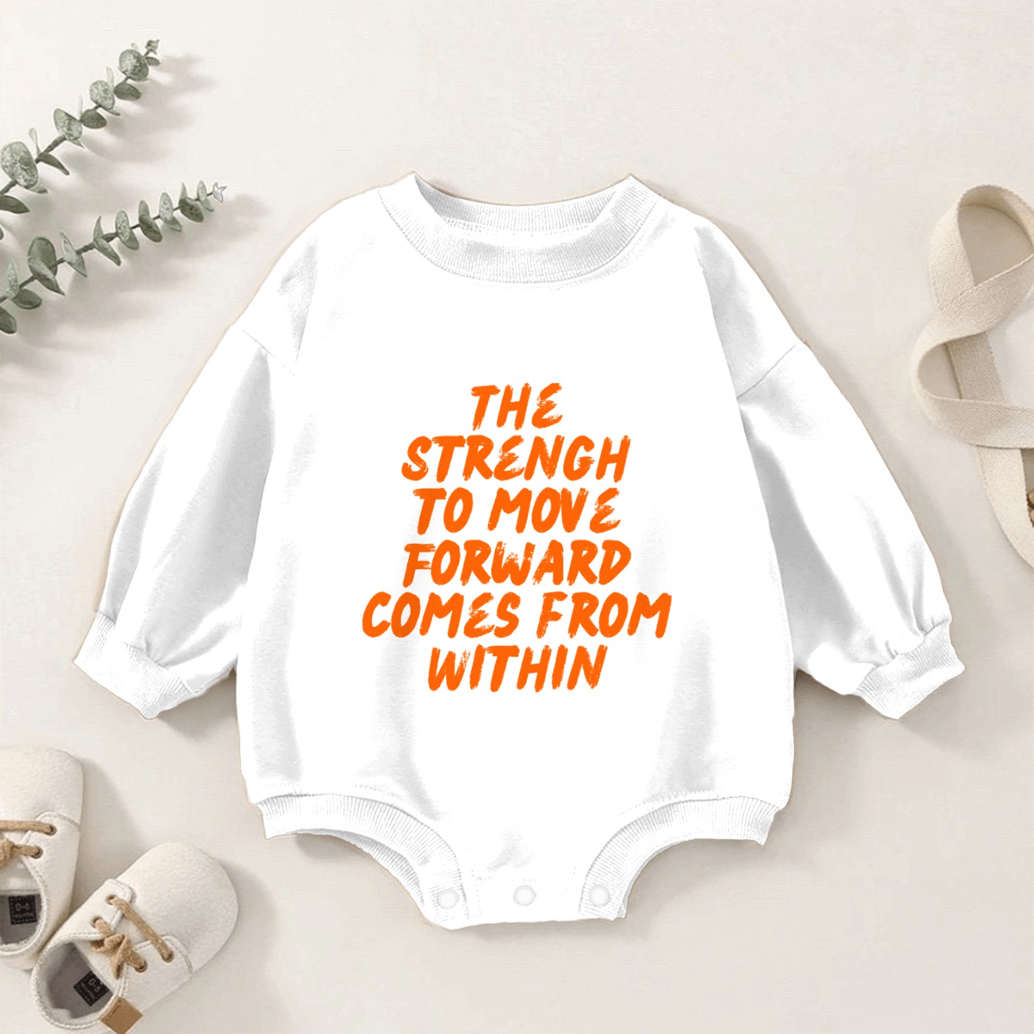 Self Growth Inner Strength Positive Mindset Baby Romper Sweatshirts
