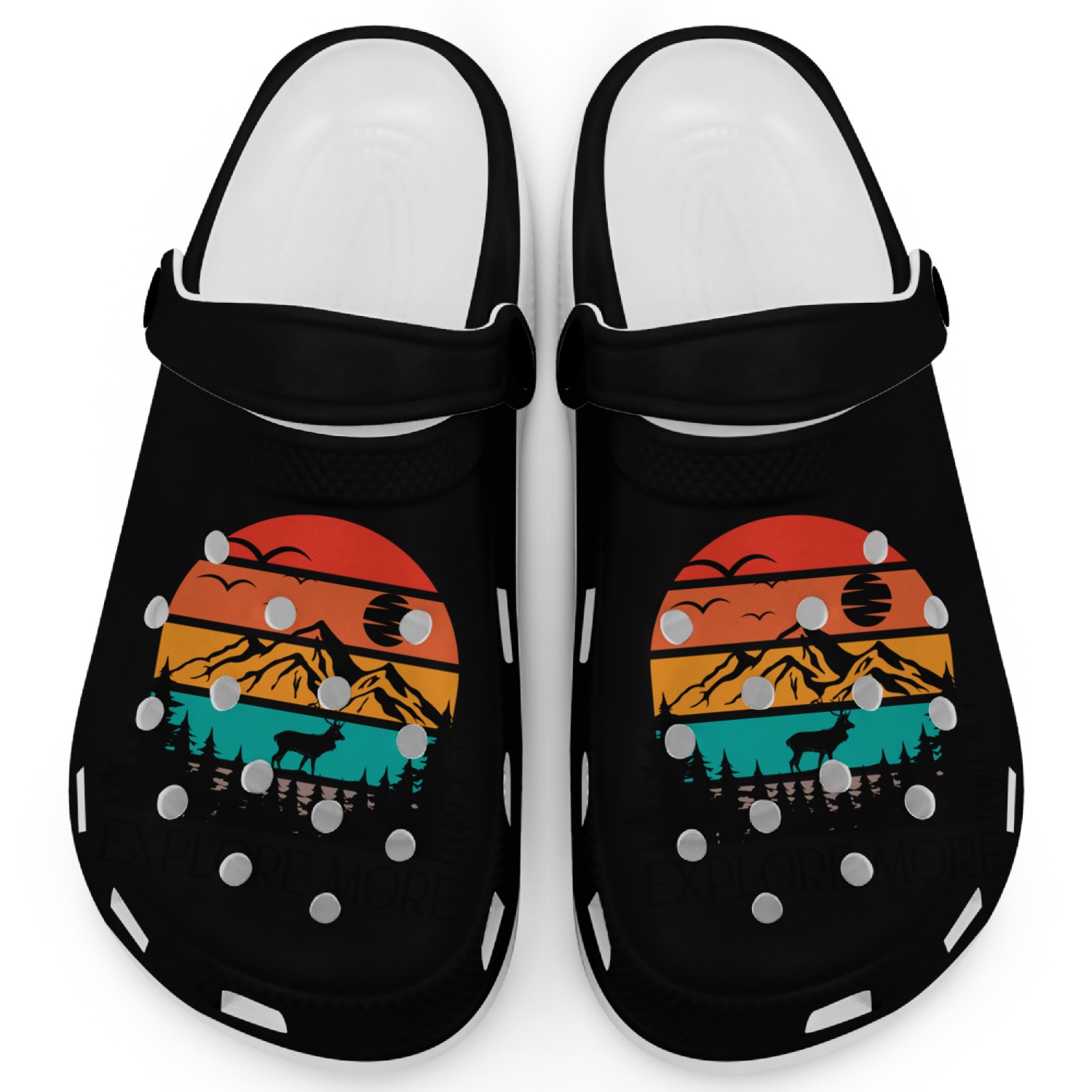 Explore More Mountain Nature Adventure Outdoor Clogs
