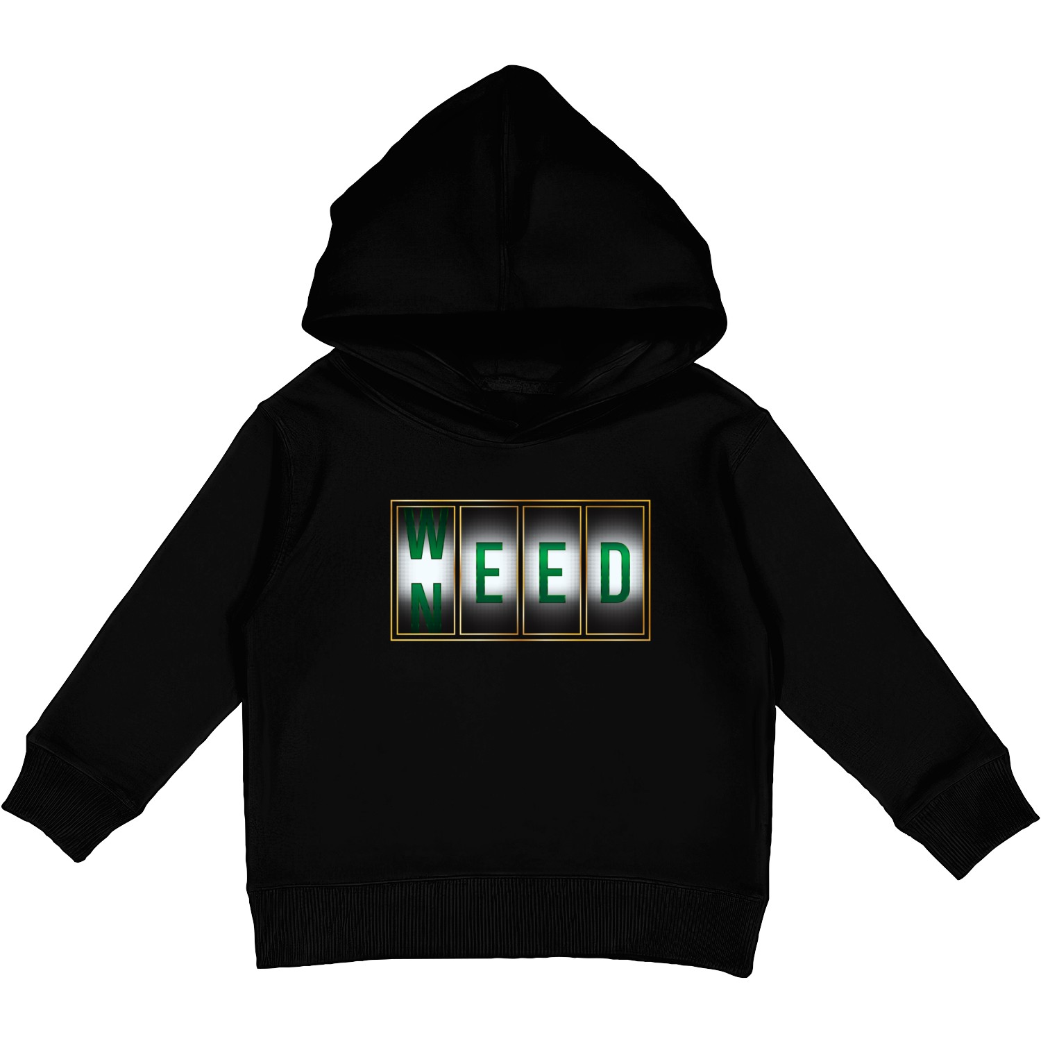 Slot Machine Need-Weed Kids Pullover Hoodies