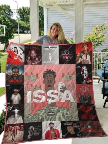 21 Savage Albums Quilt Blanket, Albums For Fan Quilt Blanket