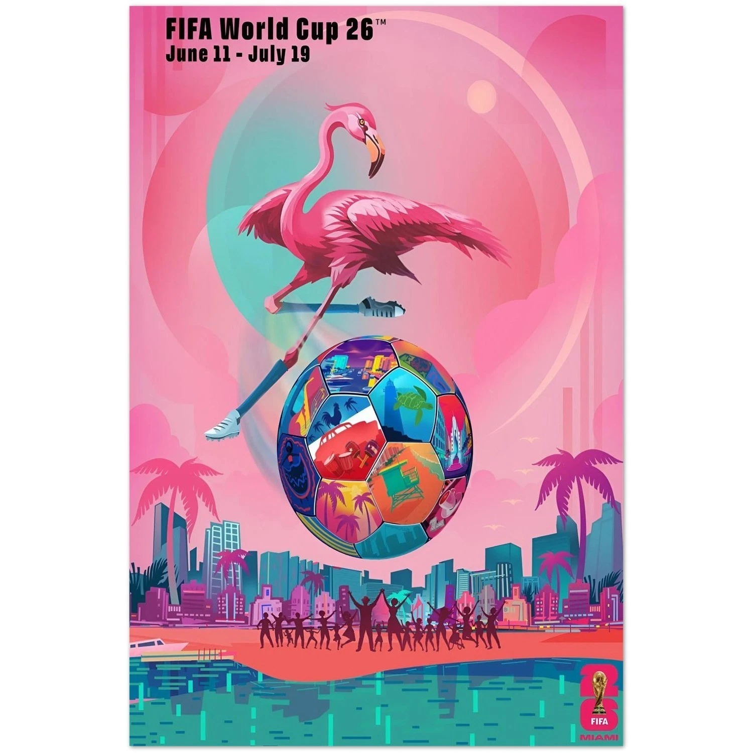 Seattle Host City Poster – FIFA World Cup 2026 City Art Print