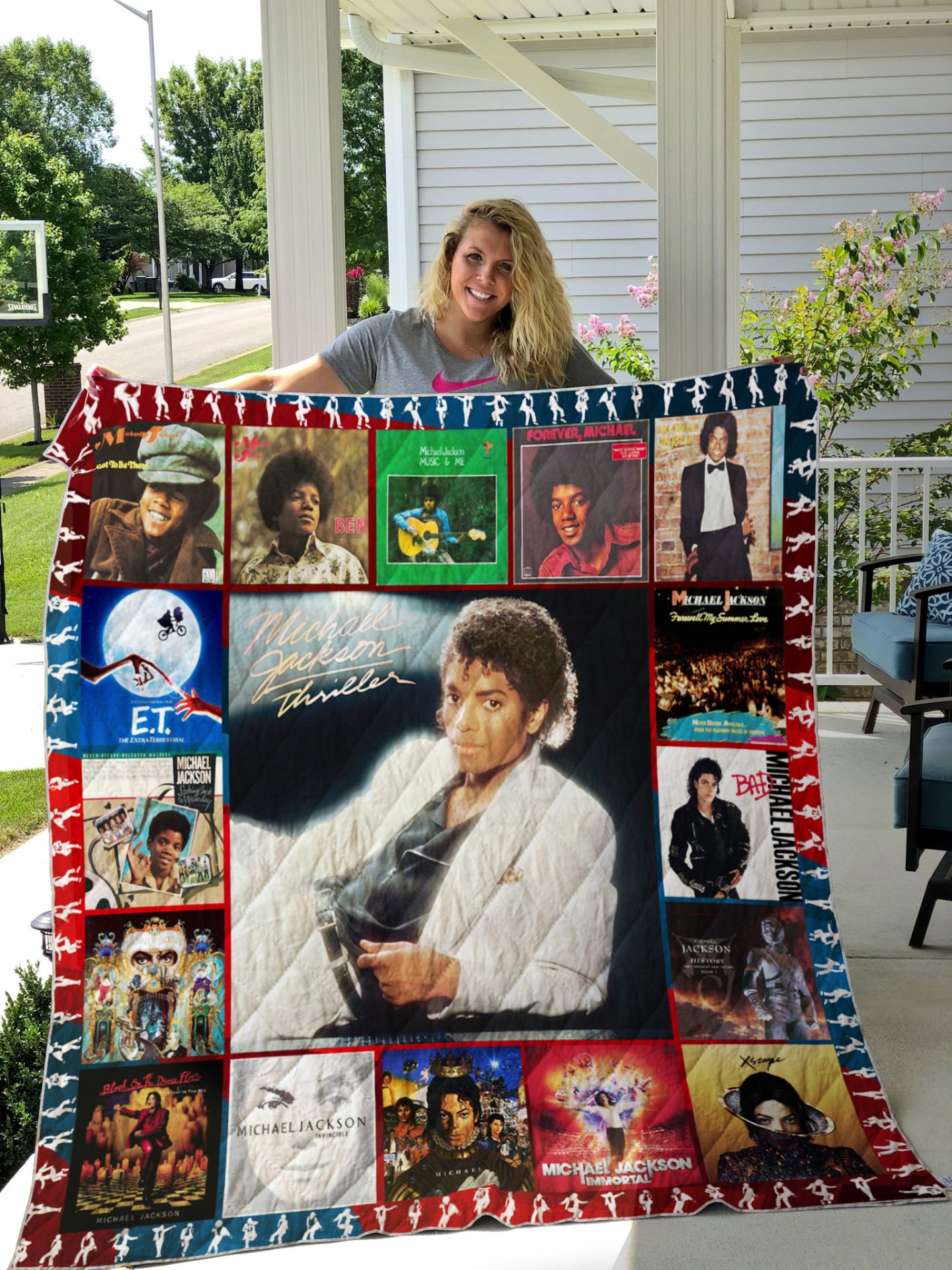 Michael Jackson Style Quilt Blanket