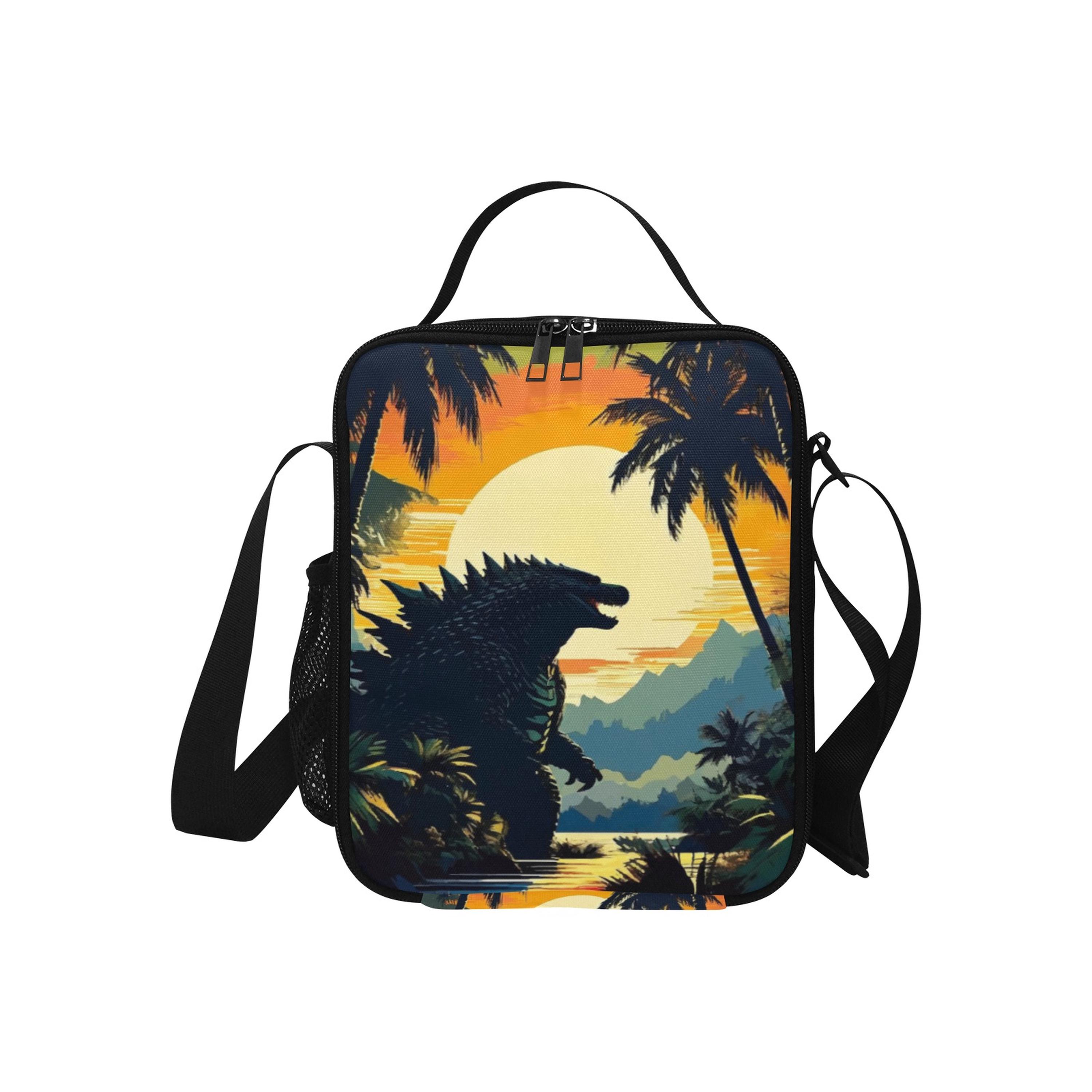 Dinosaur Comics Cartoon Kids Lunch Bag for Boys and Girls