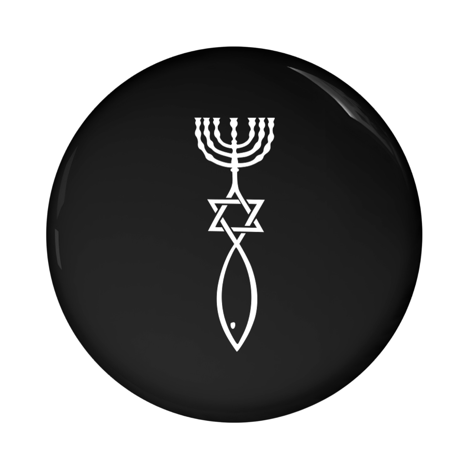 Messianic Sign Pin Buttons
