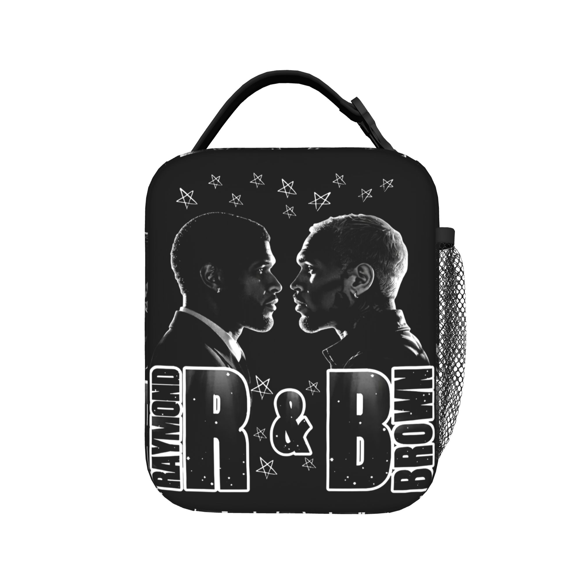 Chris Brown Usher R&B Tour 2026 Thermal Insulated Lunch Bags for Work Portable Bento Box Men Women Cooler Thermal Lunch Boxes