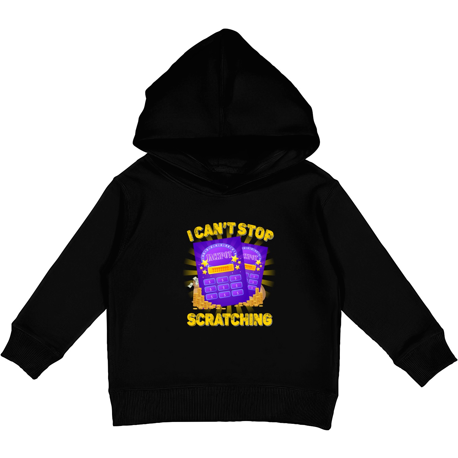 I Can't Stop Scratching Kids Pullover Hoodies