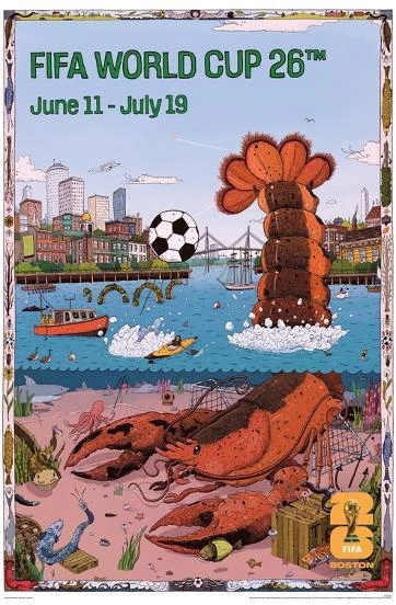 FIFA World Cup 2026 - Boston Poster