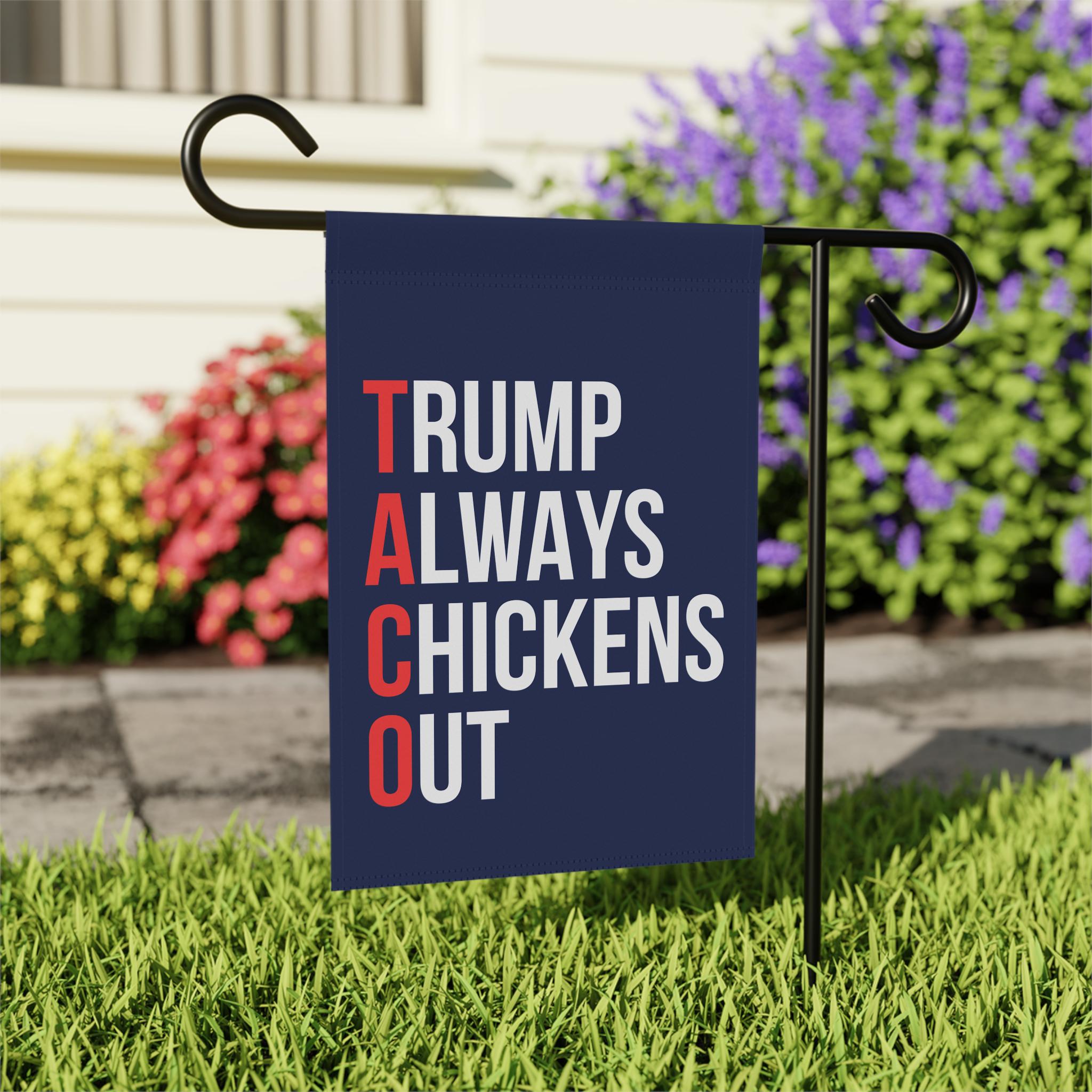 Taco Tariff Garden Flag, Anti-Trump Yard Flag, Democrat Flag, Liberal Gift