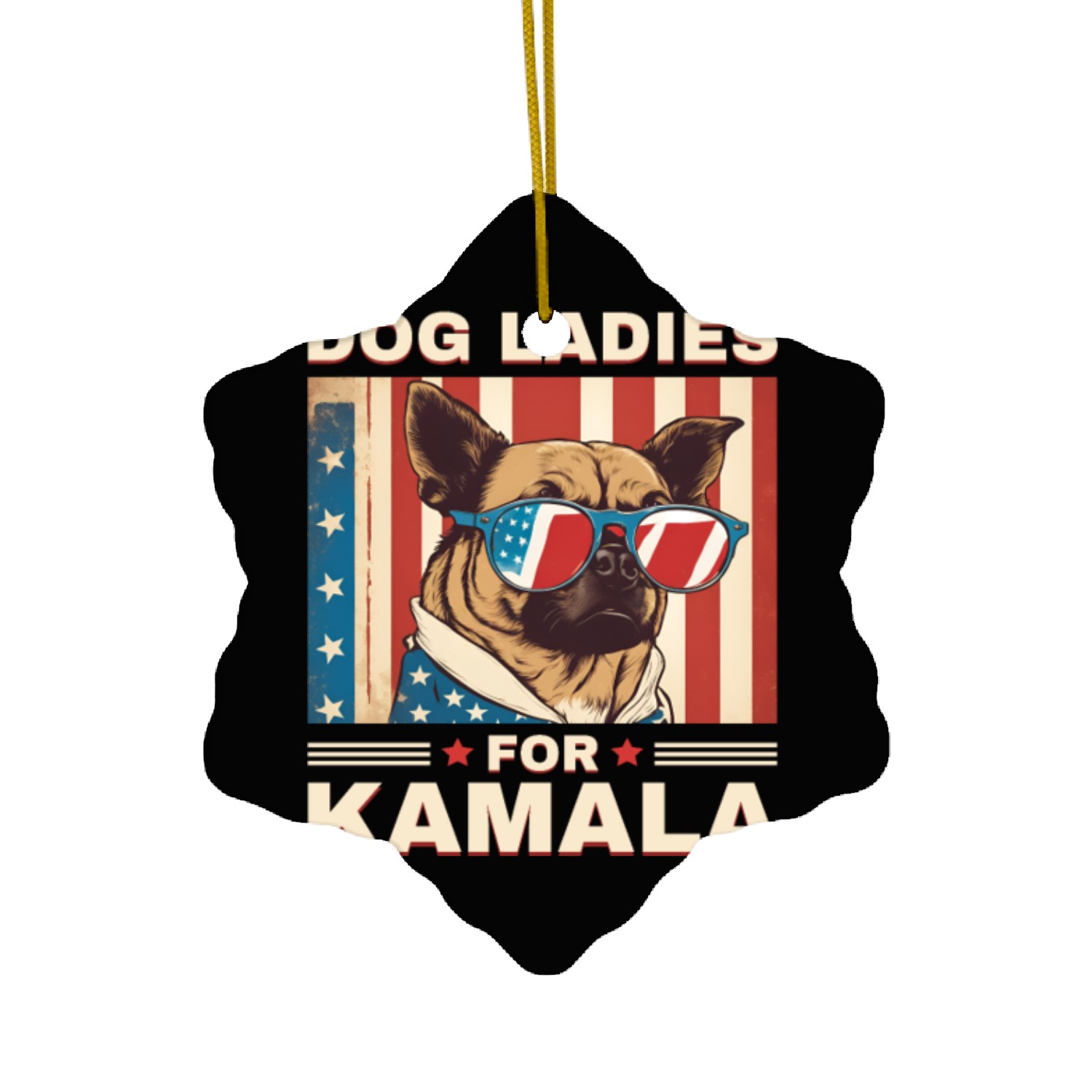 Dog Ladies For Kamala Ceramic Ornaments