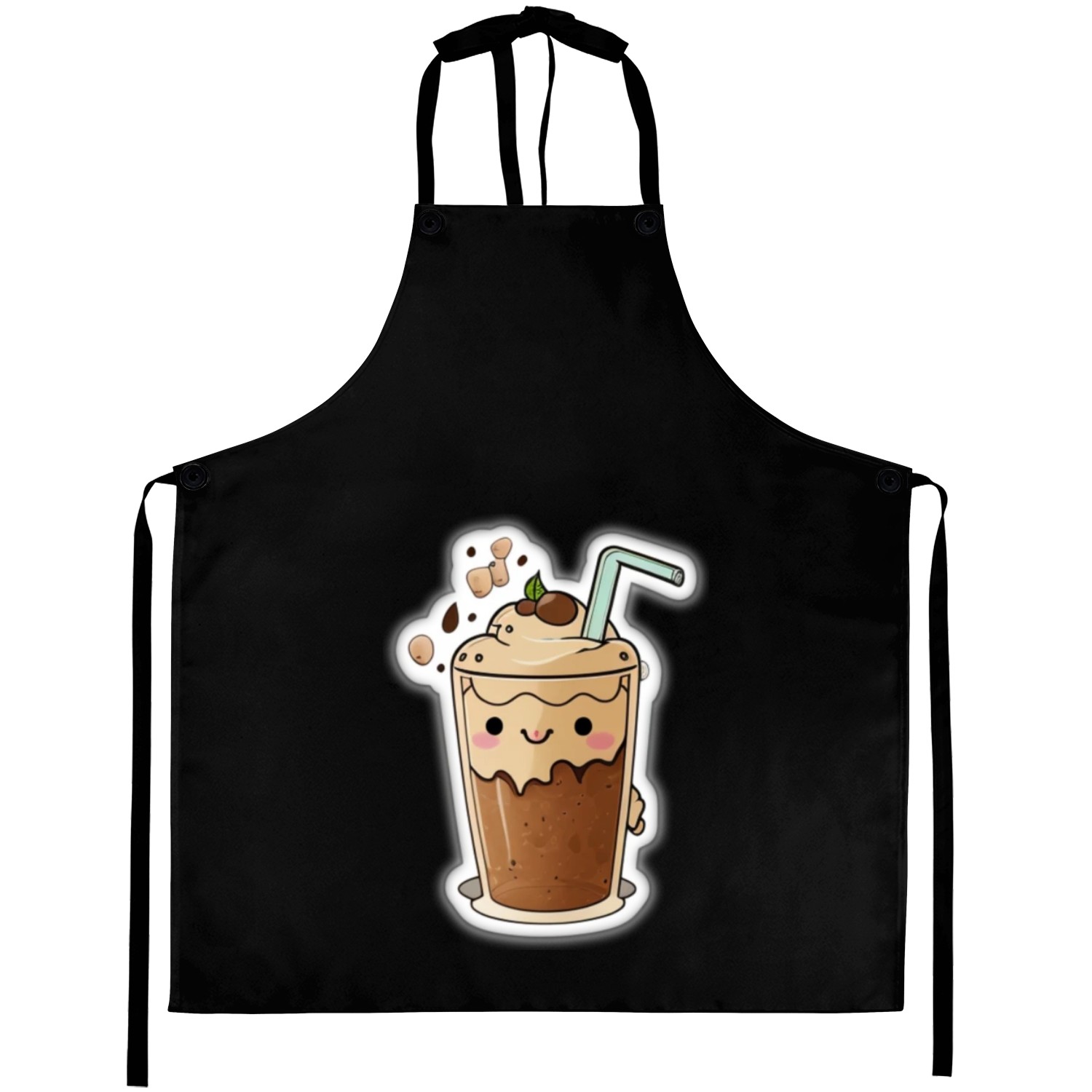 Smily Iced Coffee Aprons