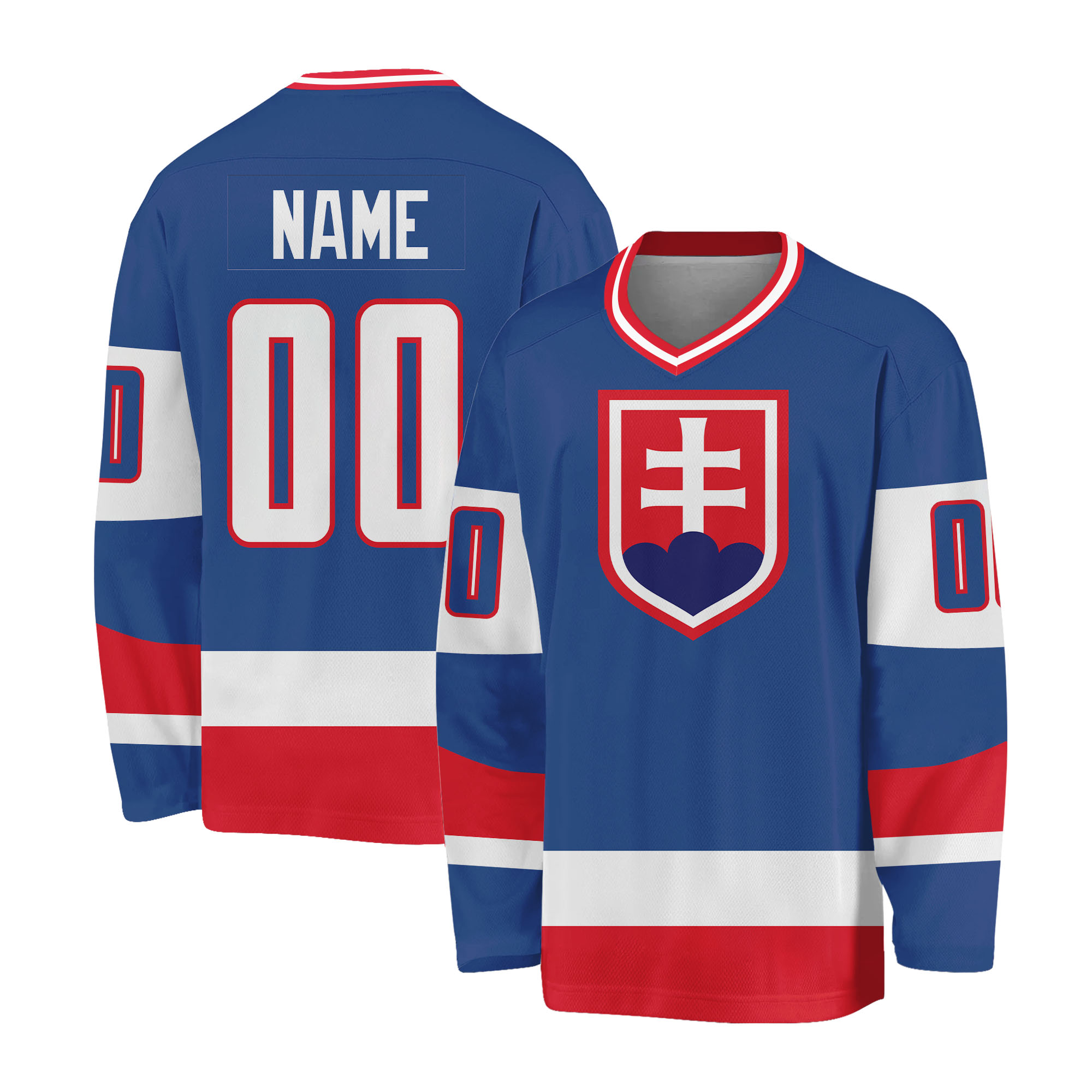 Retro Peter Budaj #31 Team Slovensko Slovakia Hockey Jersey Sewn;Custom Name;Youth/Adult Any Size