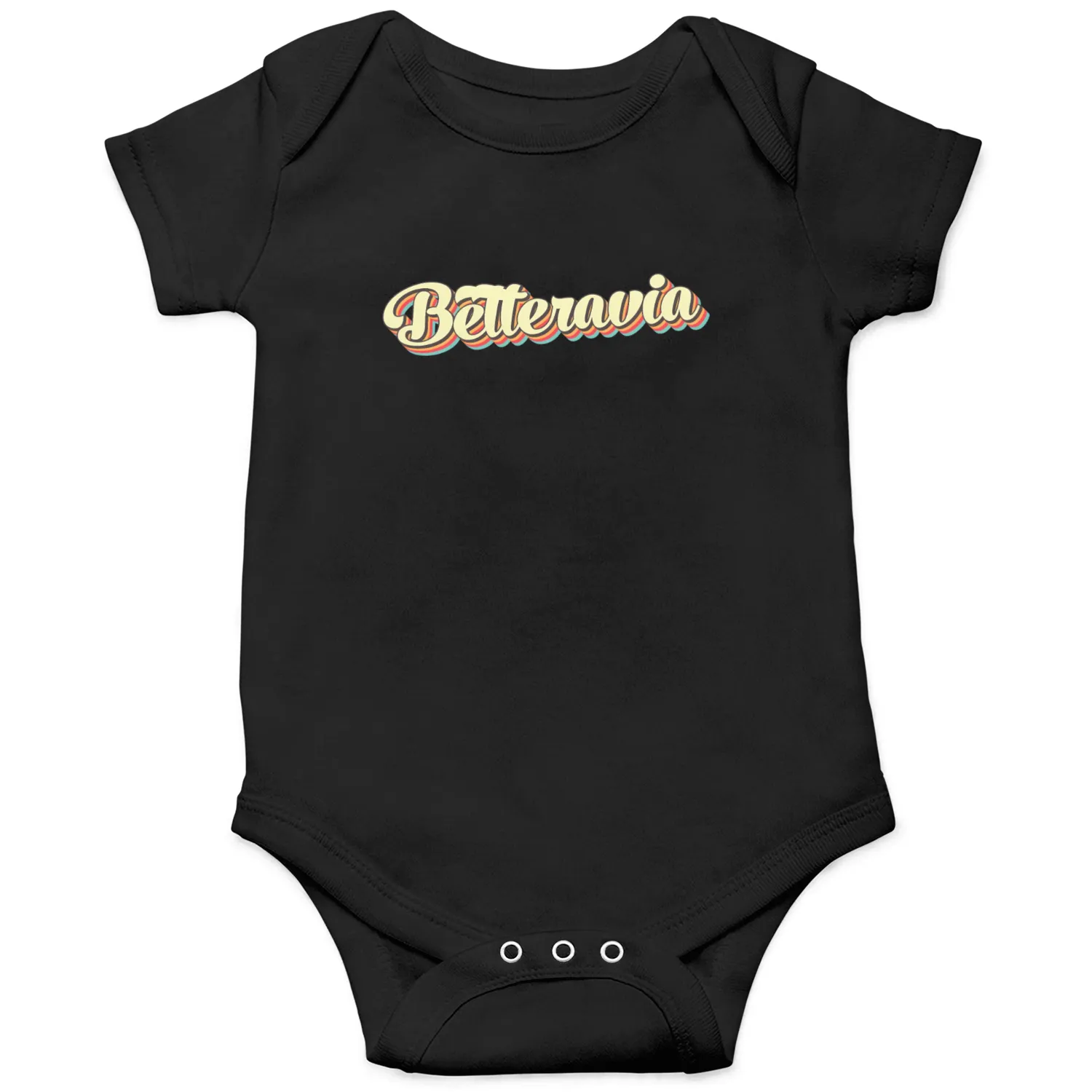 Betteravia Baseball Font Onesies