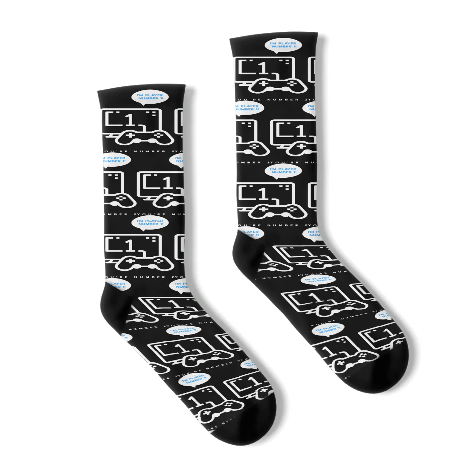 I m Player Number 1 Socks