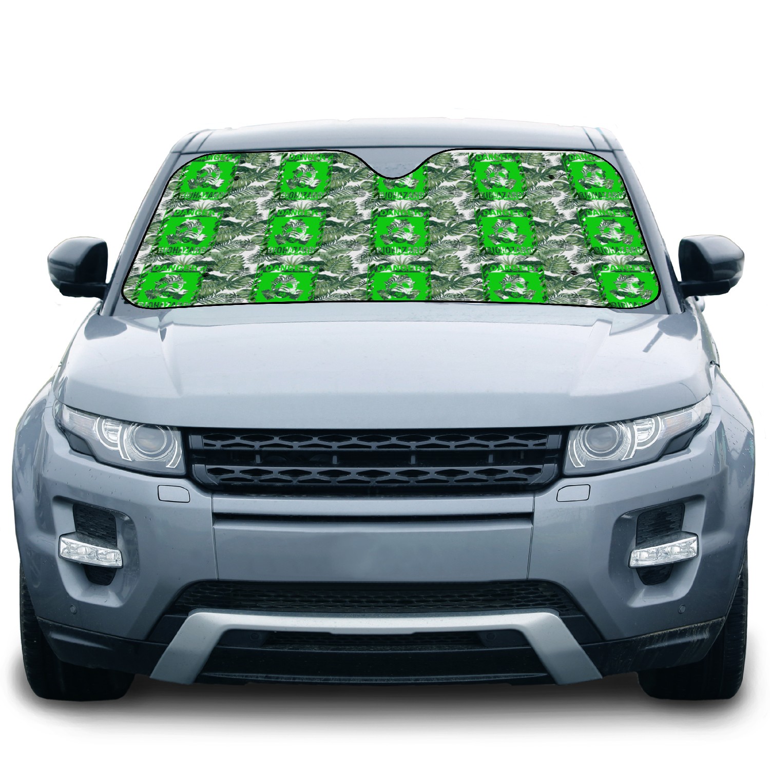 Biohazard Grunge Bio Hazard Gas Mask Car Sun Shades