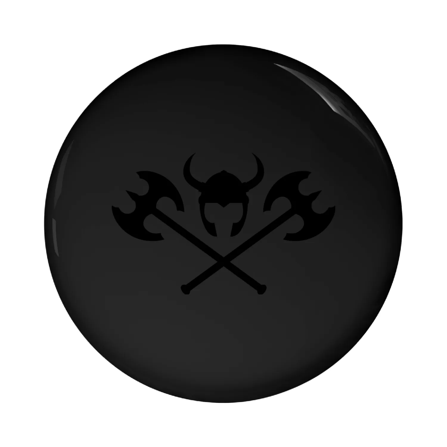 Viking helmet and two axes Pin Buttons