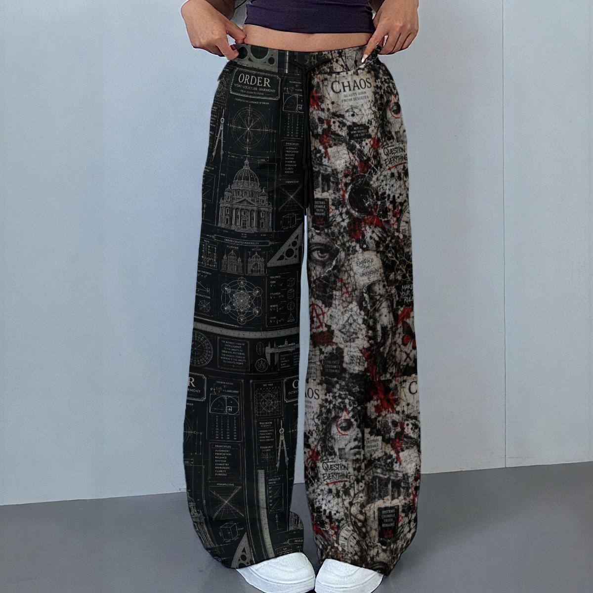 Order & Chaos Women's Leg Trousers, Women's Casual Pants