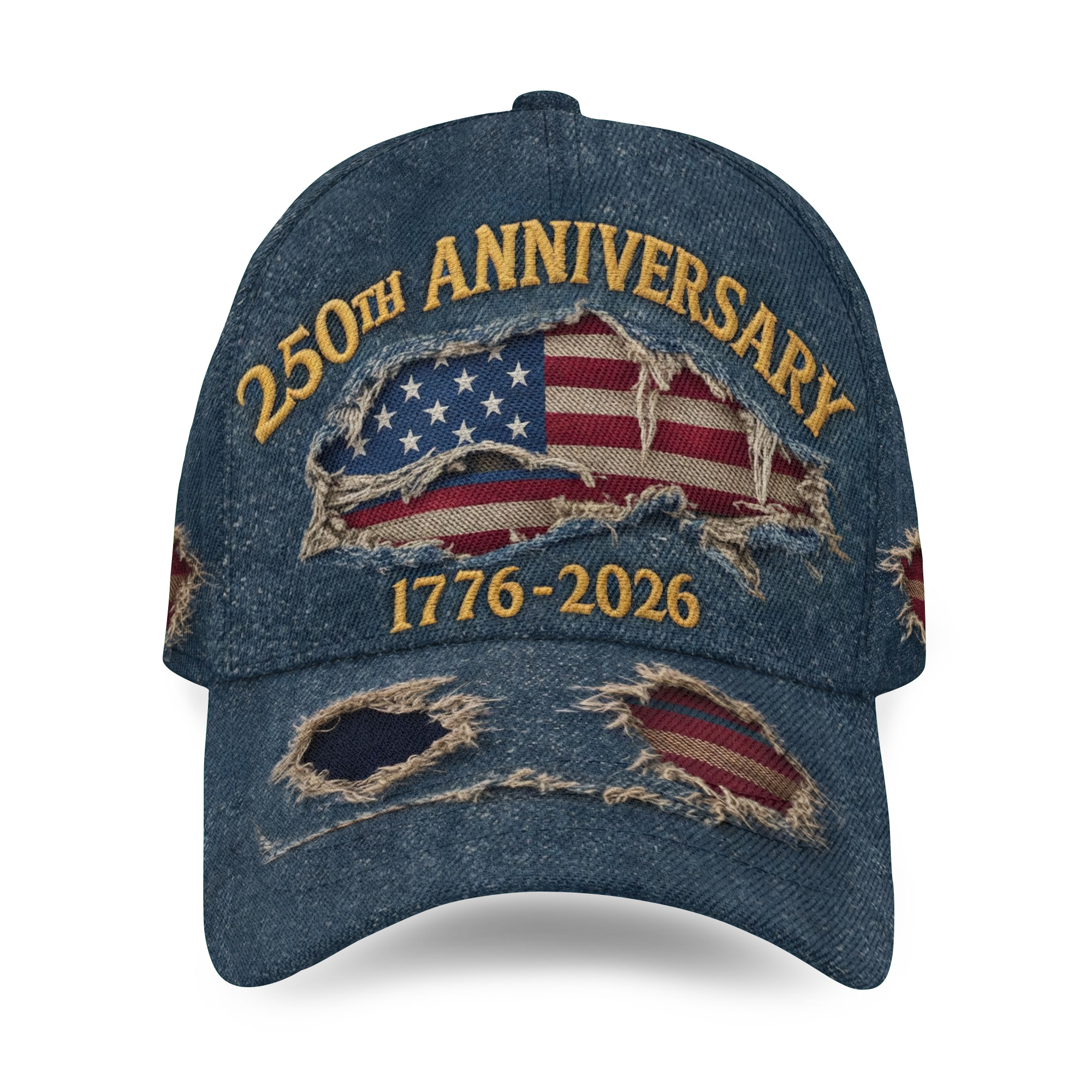 250th US Anniversary Cap 1776–2026 Patriotic Baseball Cap