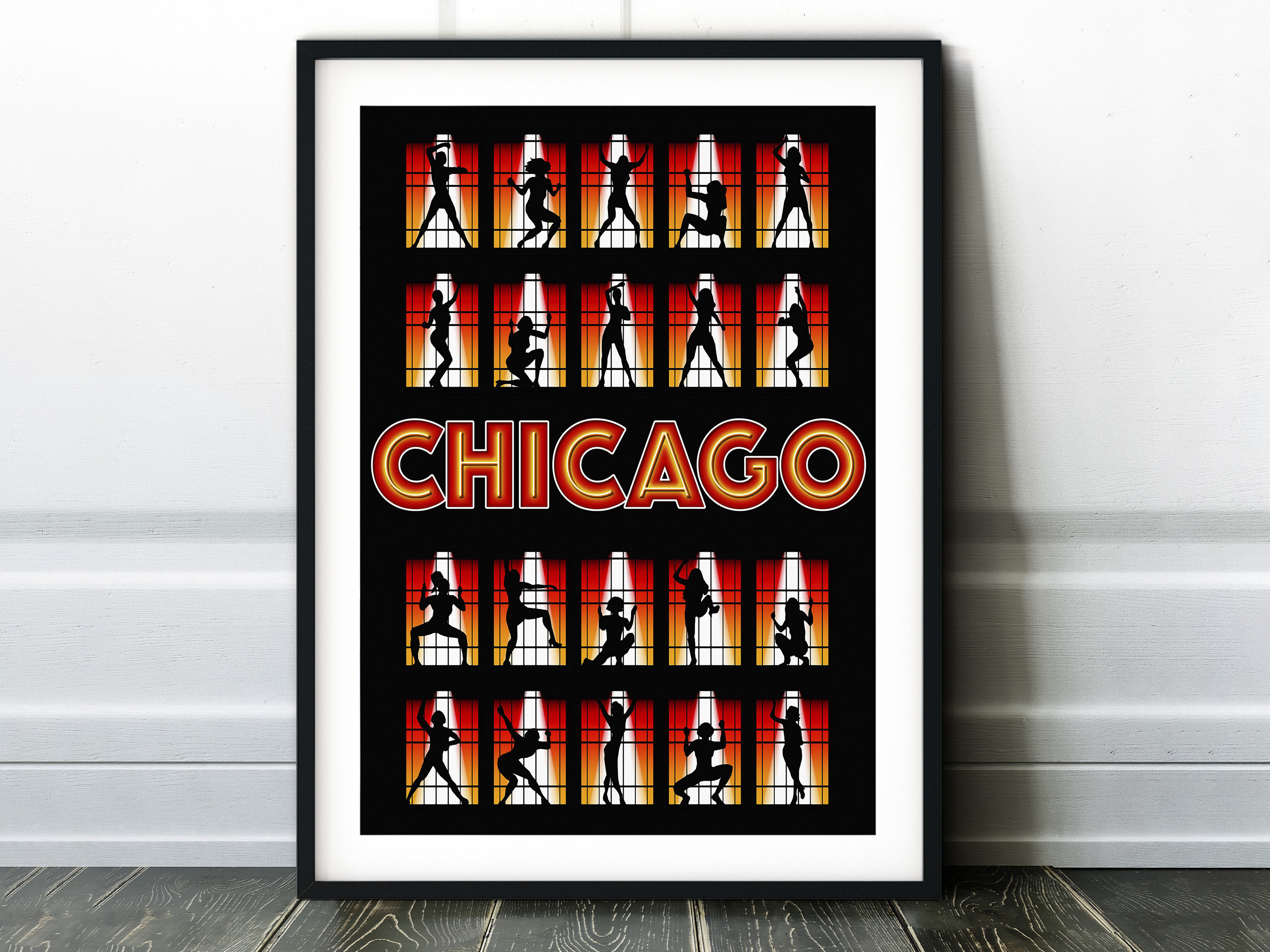 Chicago Musical Print Poster