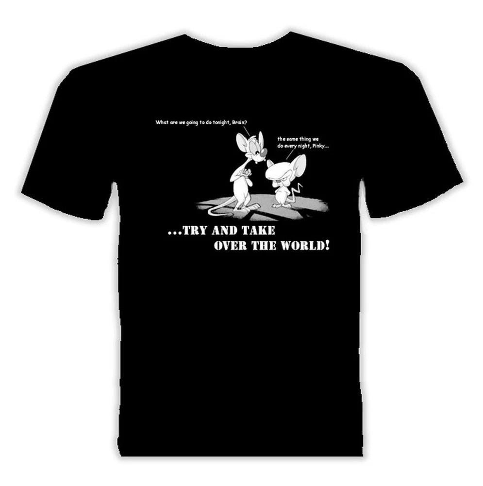 Pinkies and the Brain Cartoon T-Shirt