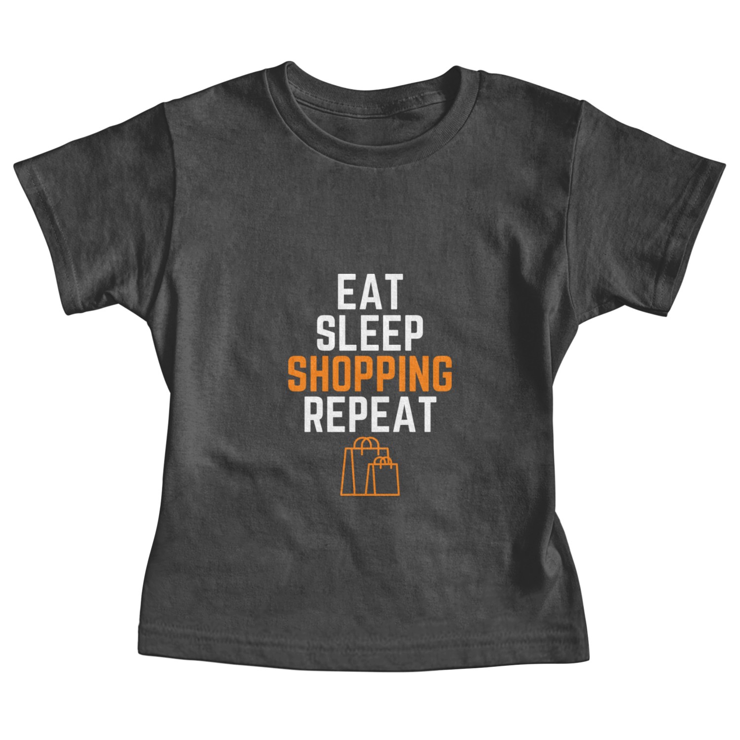 Eat Sleep Shopping Repeat Baby Tees