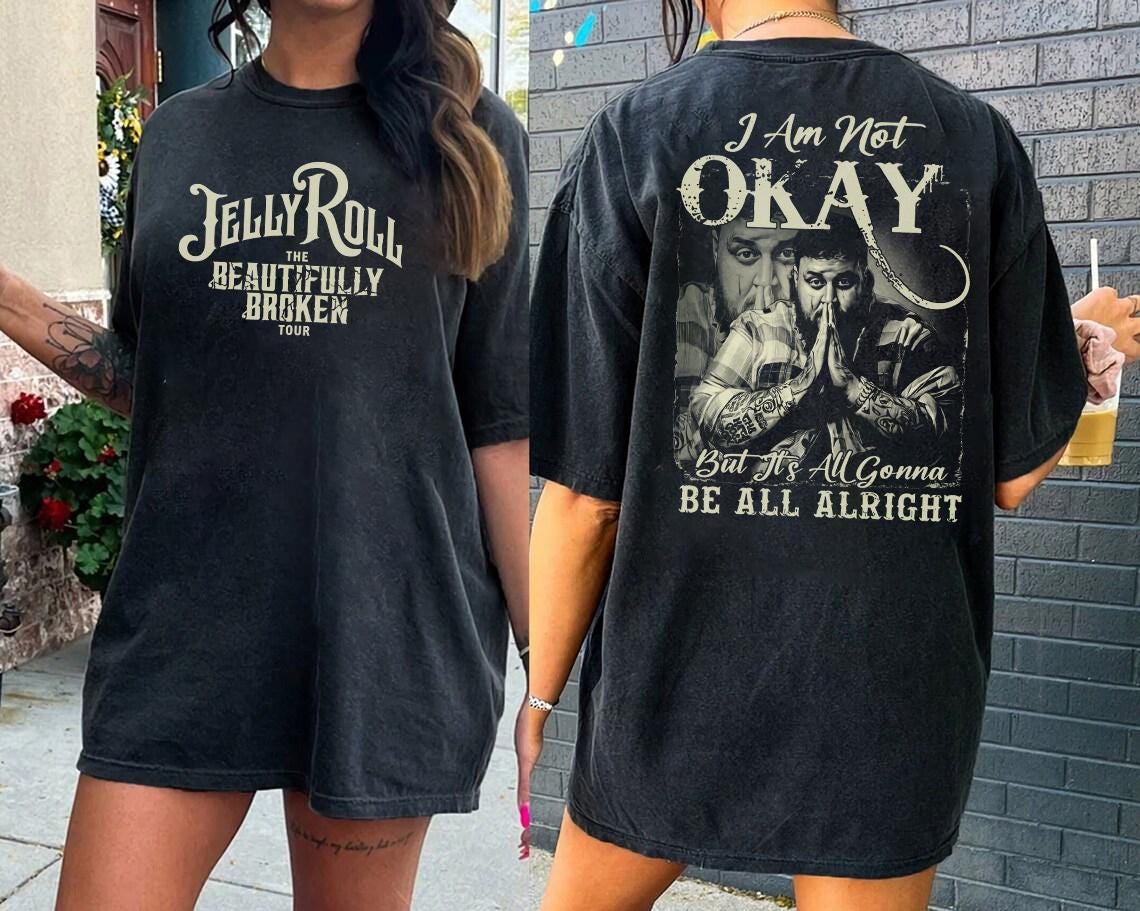 Jelly Roll 2 Sides Shirt, Funny Jelly Roll 2024 Shirt, Jelly Roll World Tour 2024 Shirt, Fans Gift Men Women