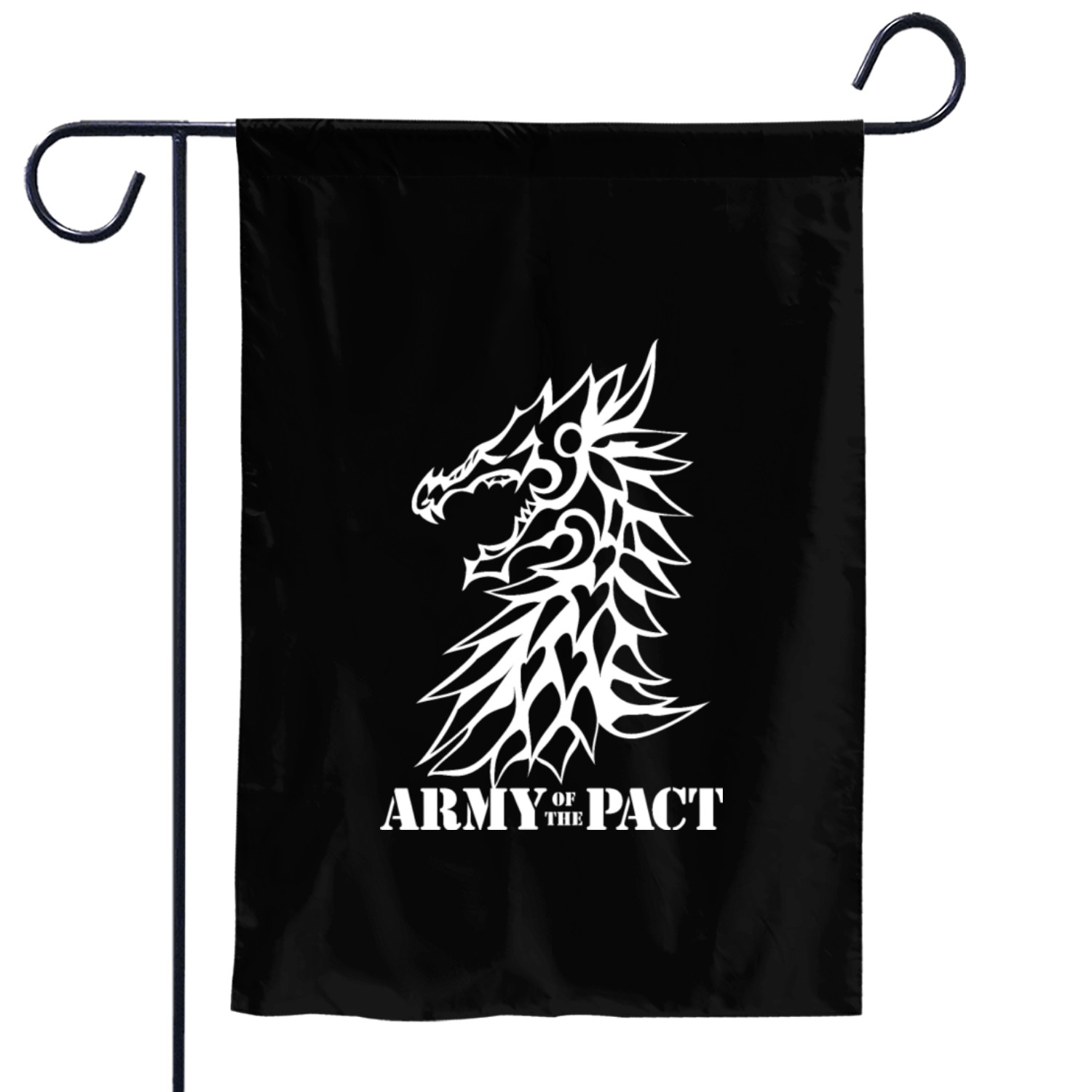 APEP Type Logo White Garden Flags
