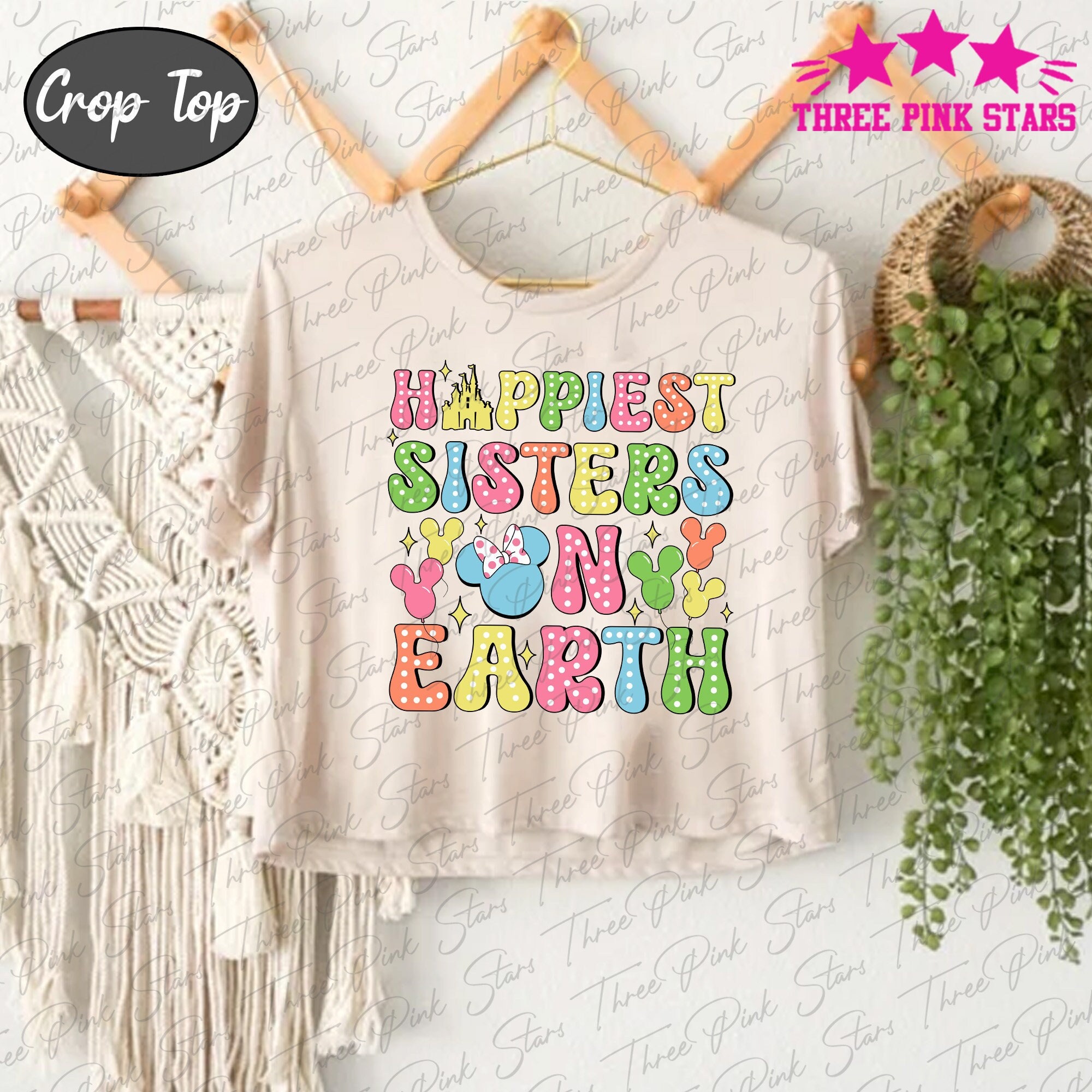 Sisters Crop Top, Gift For Sister, Sister Birthday Crop Tee E5201
