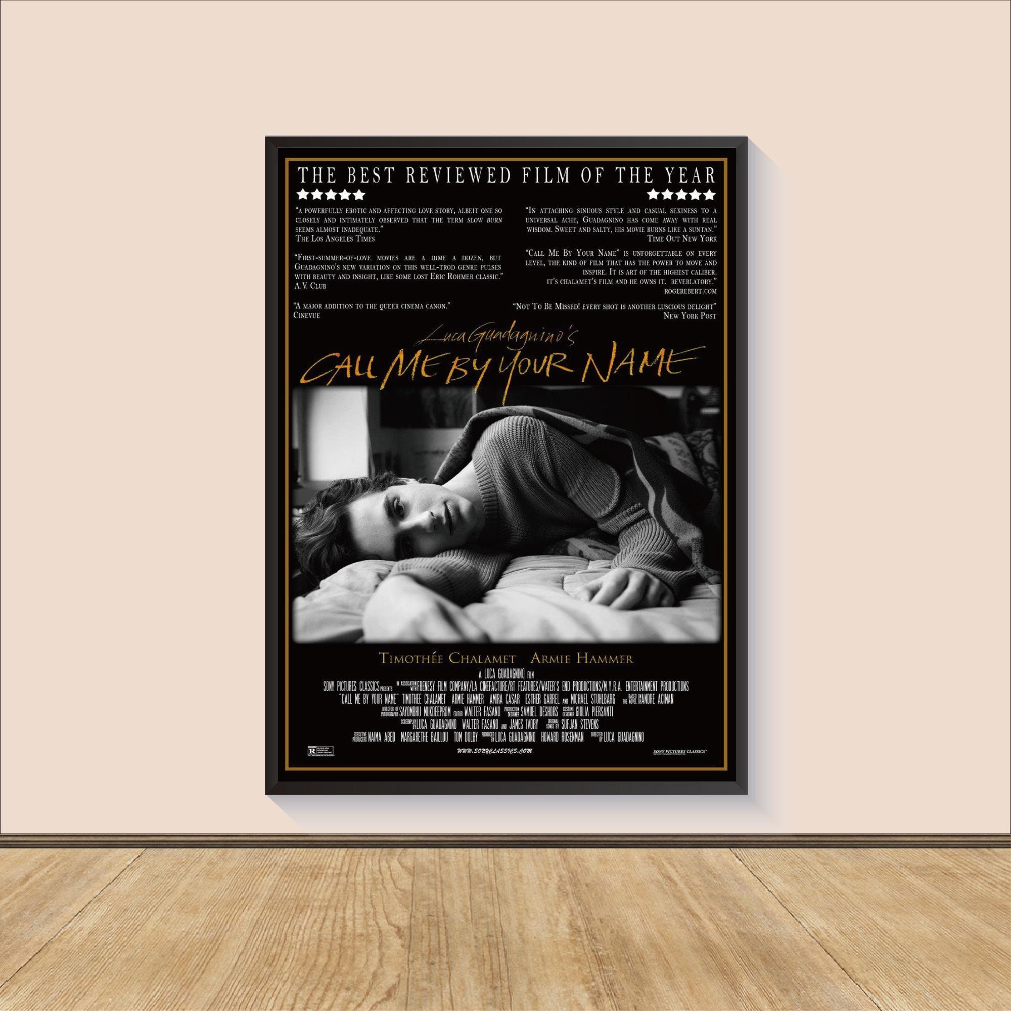 Call Me by Your Name Movie Poster Print, Room Decor, Movie Art, Gifts for Him/Her, Wall Art Print, Vintage Film Art