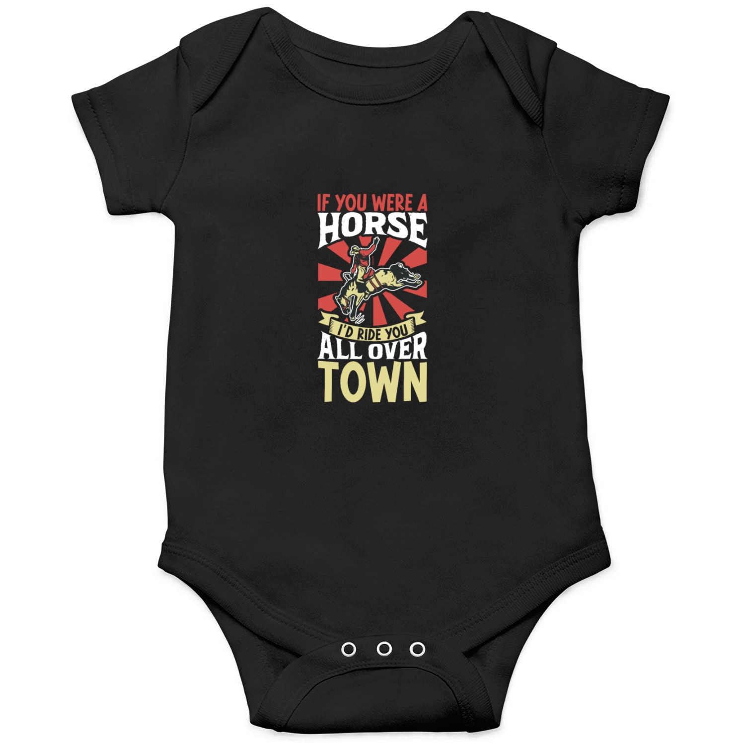 Cowboy Barn Bull Rider Rodeo Country Western Gift Onesies
