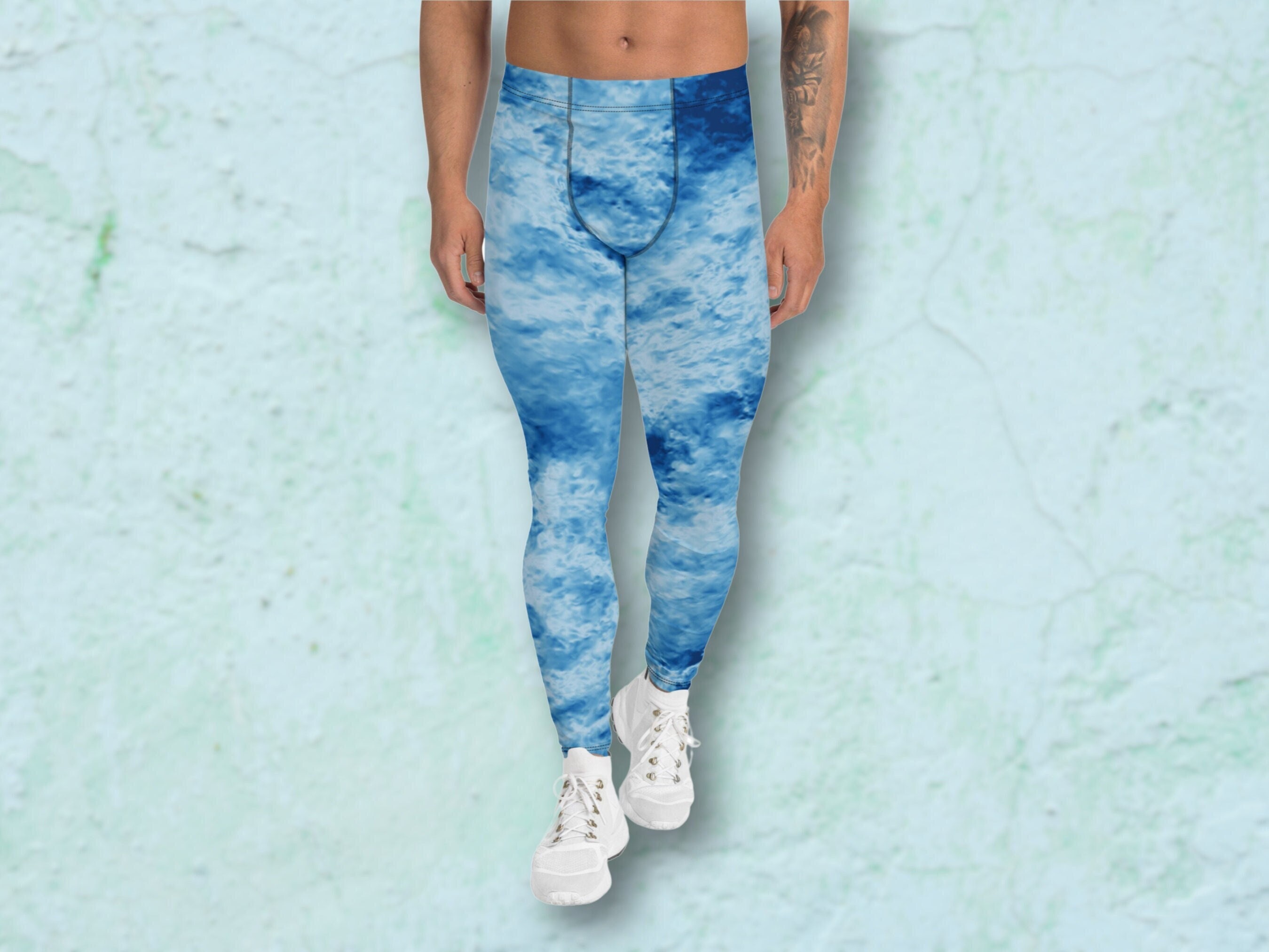 Soft Stretchy Men's Leggings for workout yoga or everyday wear