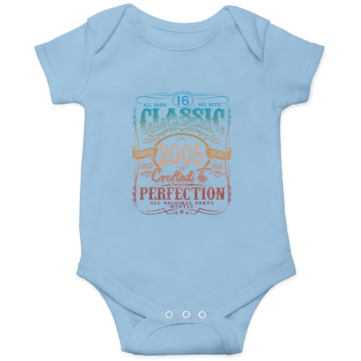 Vintage 2005 Limited Edition Gift 16th Birthday Baby Bodysuit