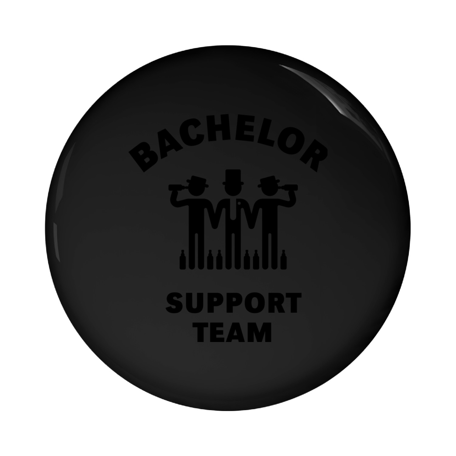Bachelor Support Team (Stag Party) Pin Buttons