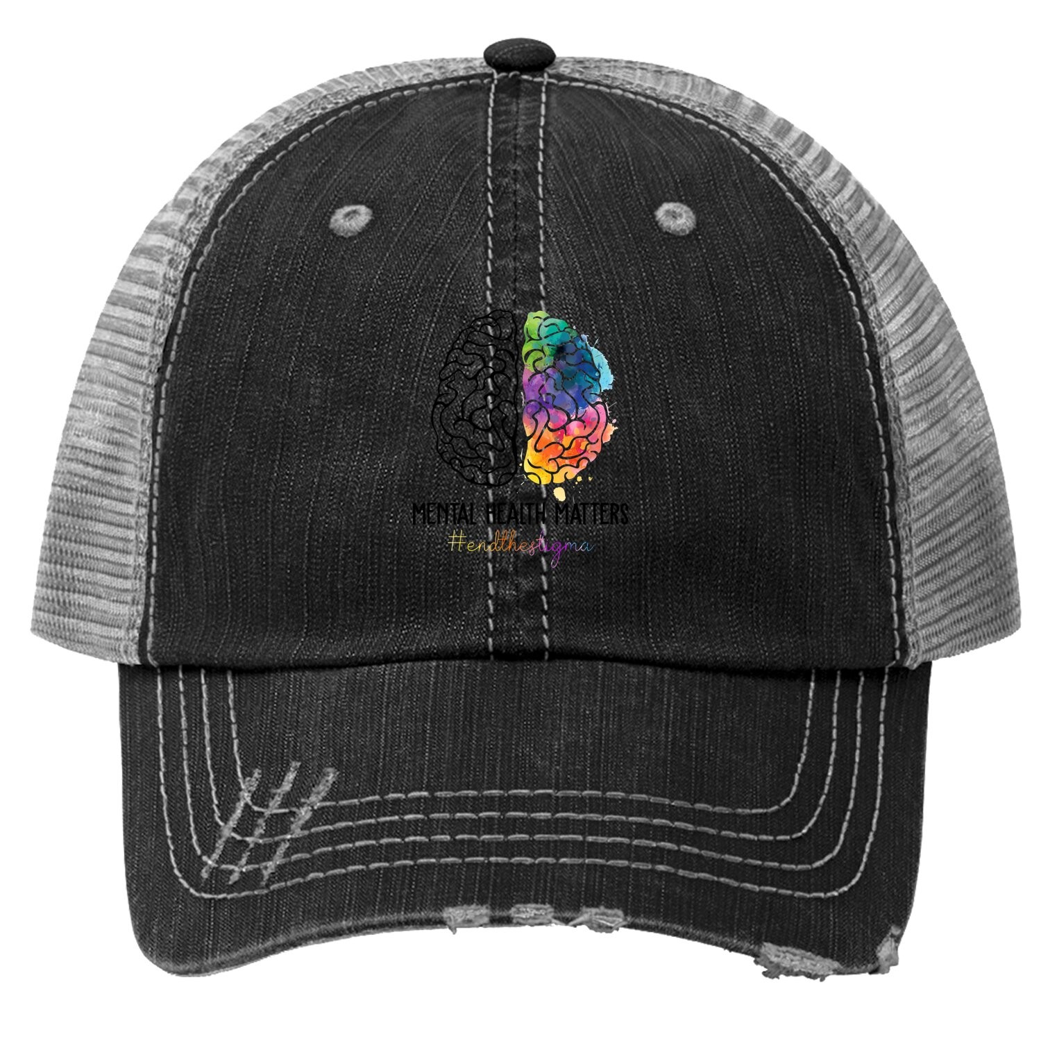 Mental Health Matters Trucker Hat End The Stigma Trucker Hat