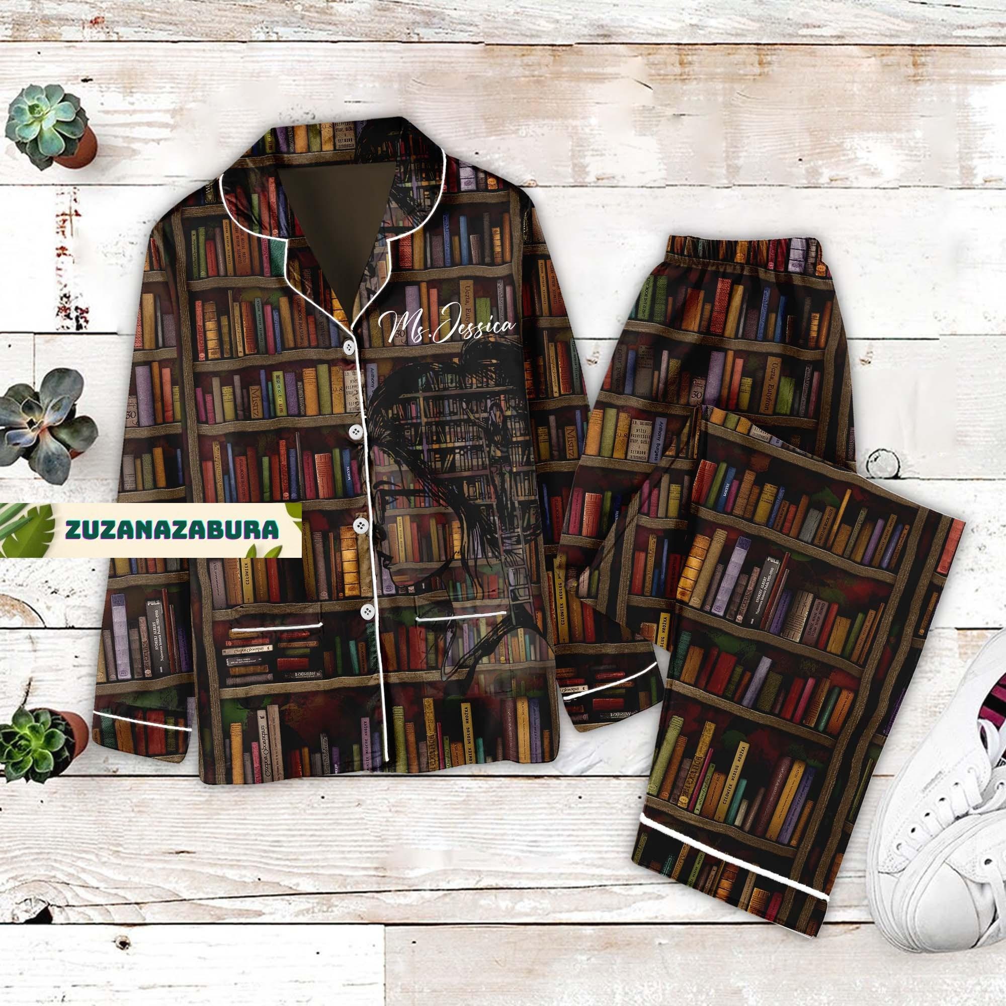 Books Pajamas Set, Books Shirt, Librarian Shirt, Book Lover Shirt