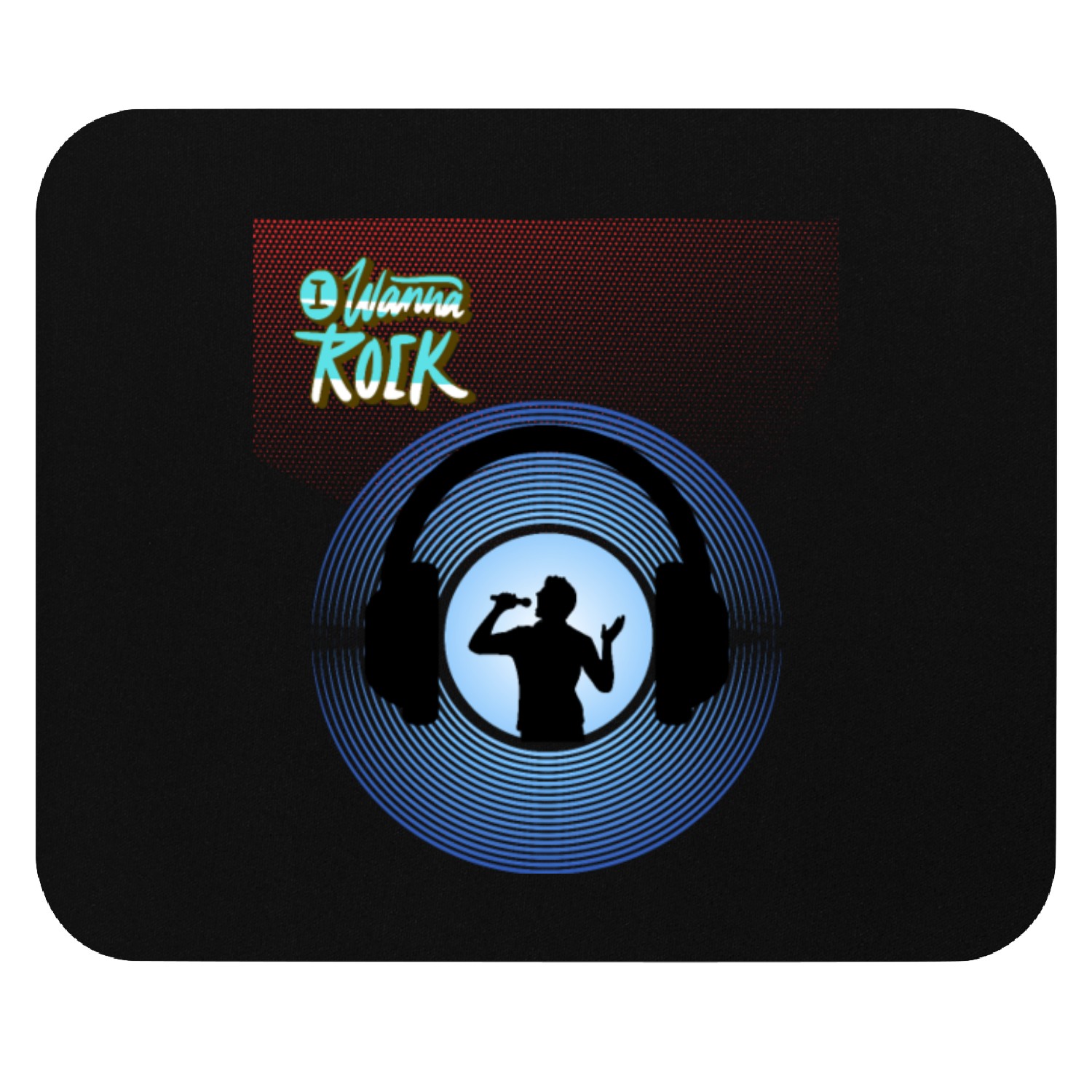 Feel the Beat Rock the Stage Mouse Pads