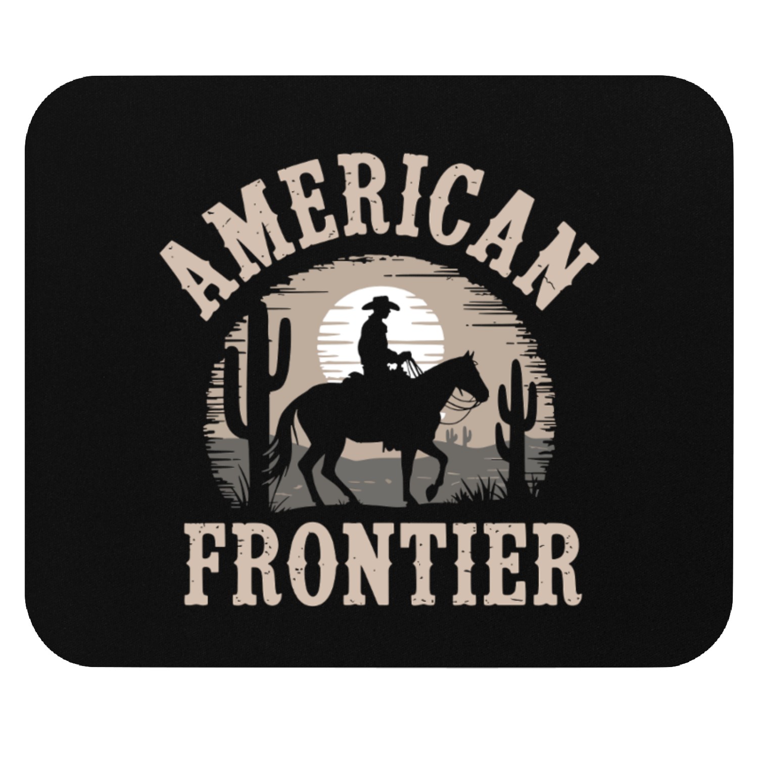 American Frontier Western Cowboy Mouse Pads