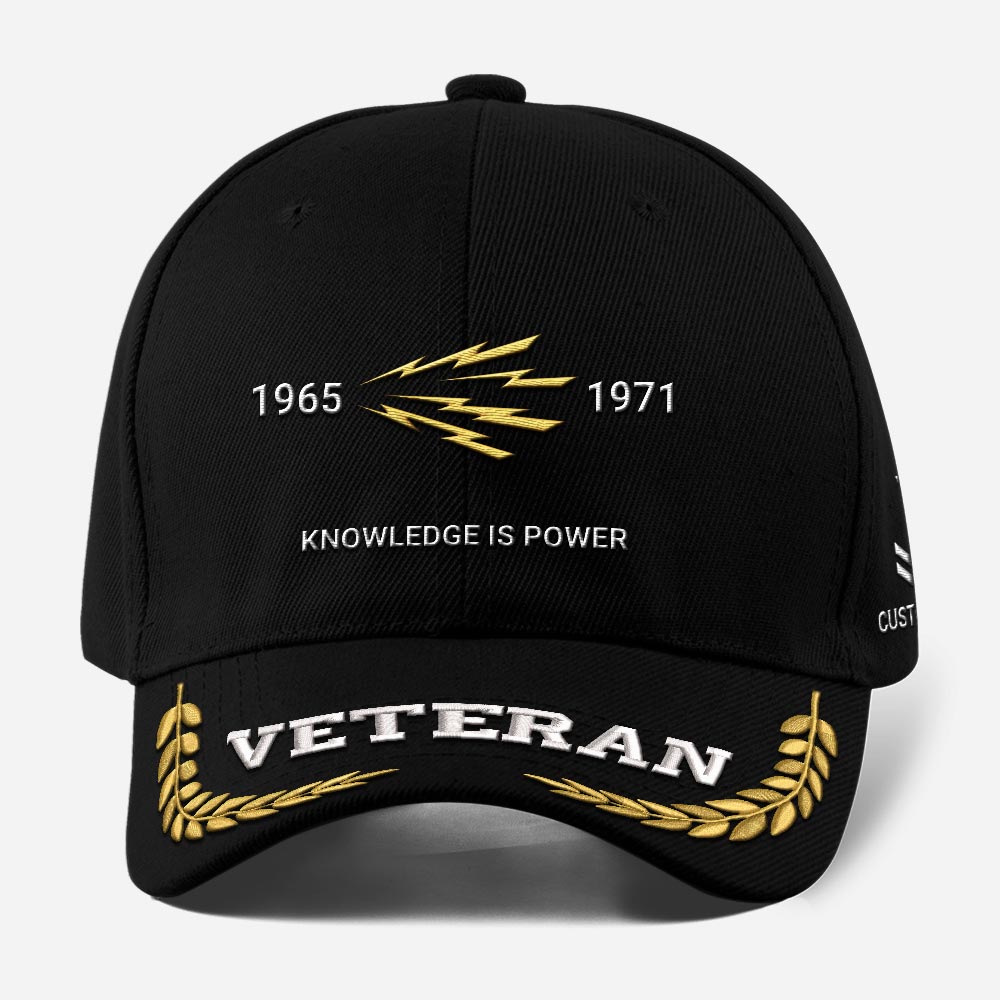 Customized US Veteran – Navy Rating Proudly Served Embroidered Baseball Cap