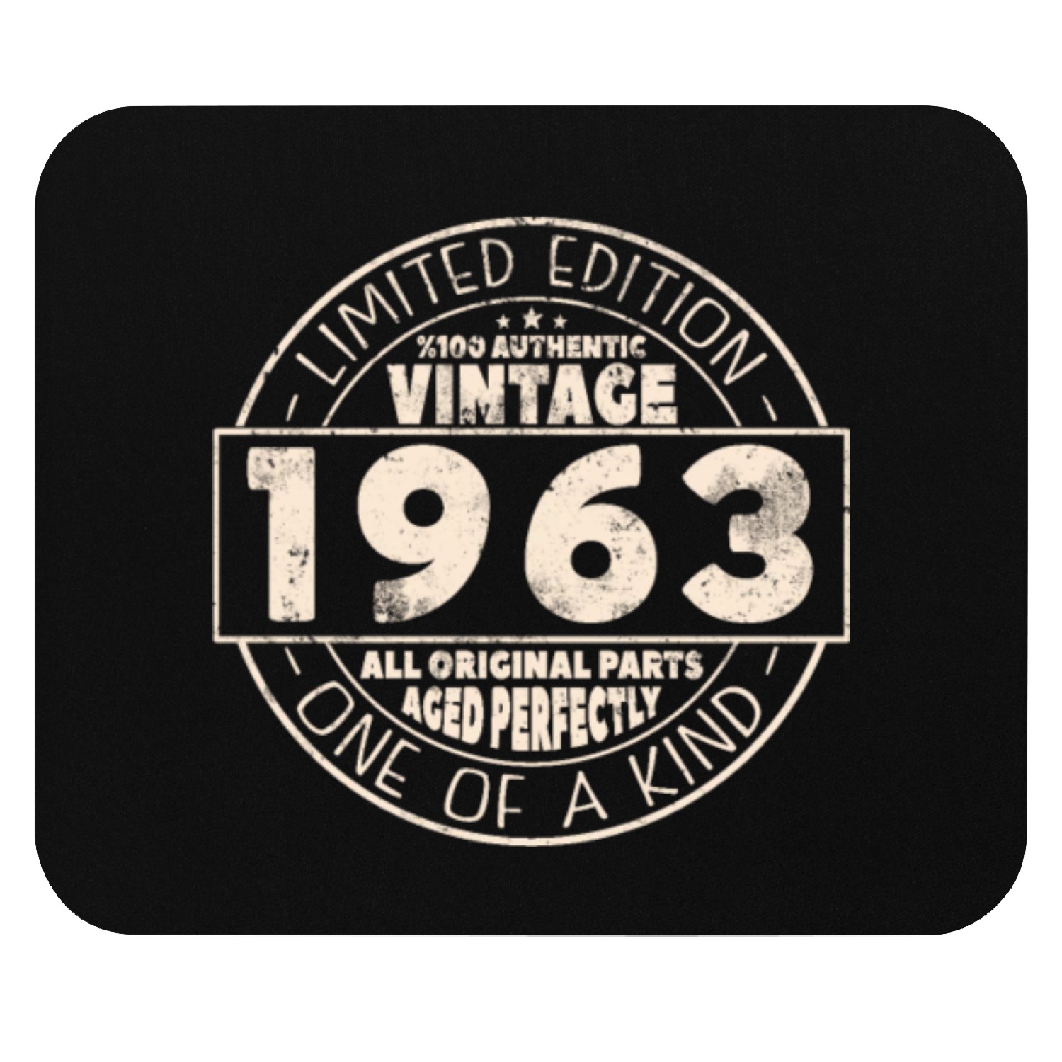 Vintage 1963 Vintage Retro Birthday Gift Mouse Pads