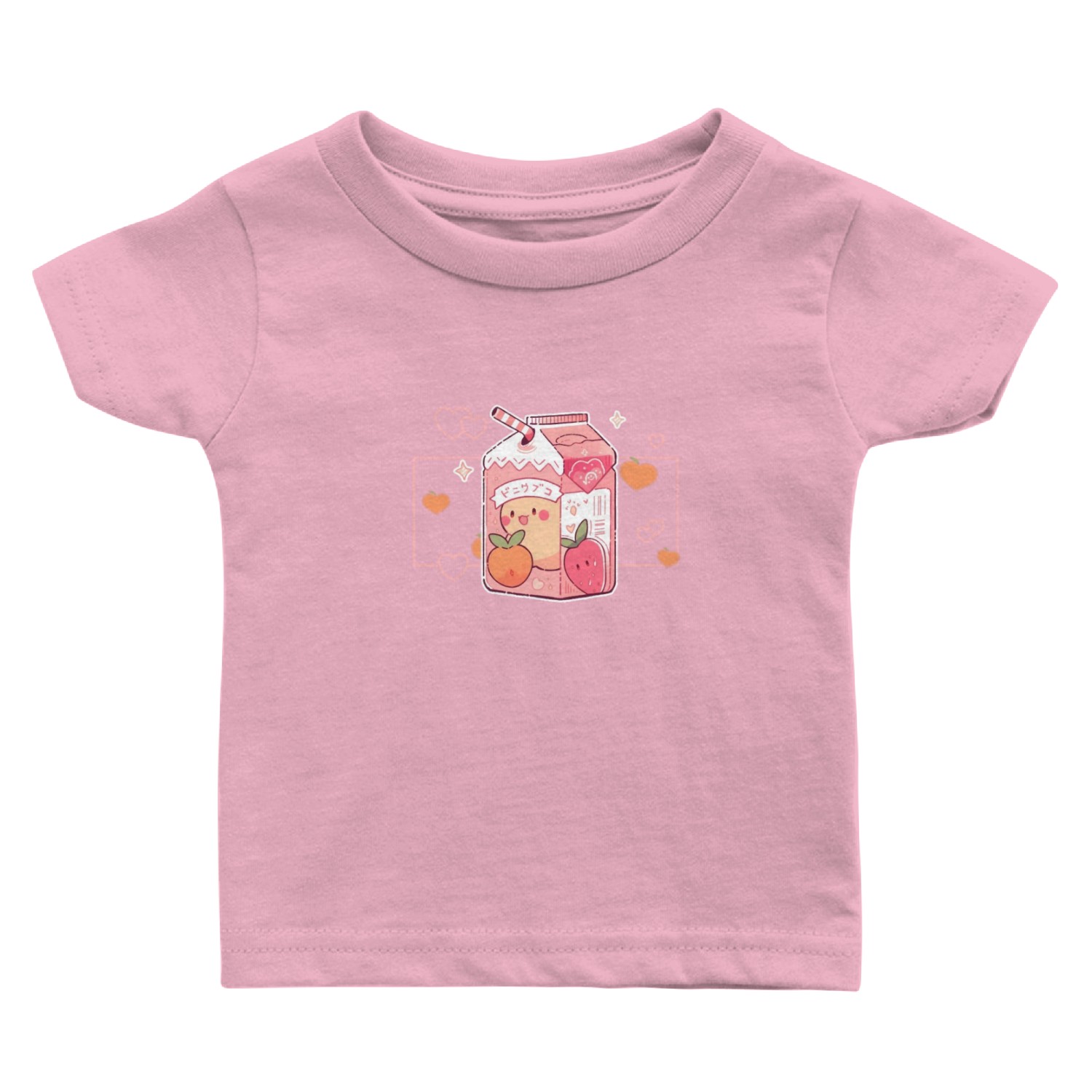 Peach Juice Fruit Drink Japanese Kawaii Aesthetic Baby T Shirts