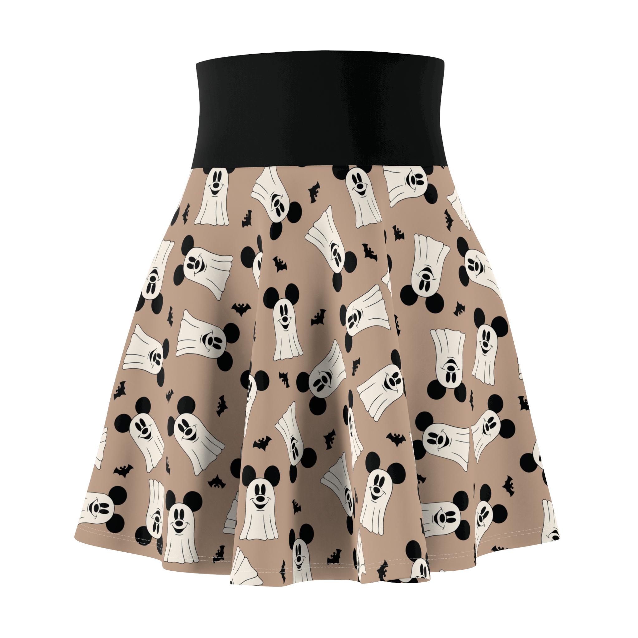 Women's Halloween Skater Skirt for Vacation and Cosplay