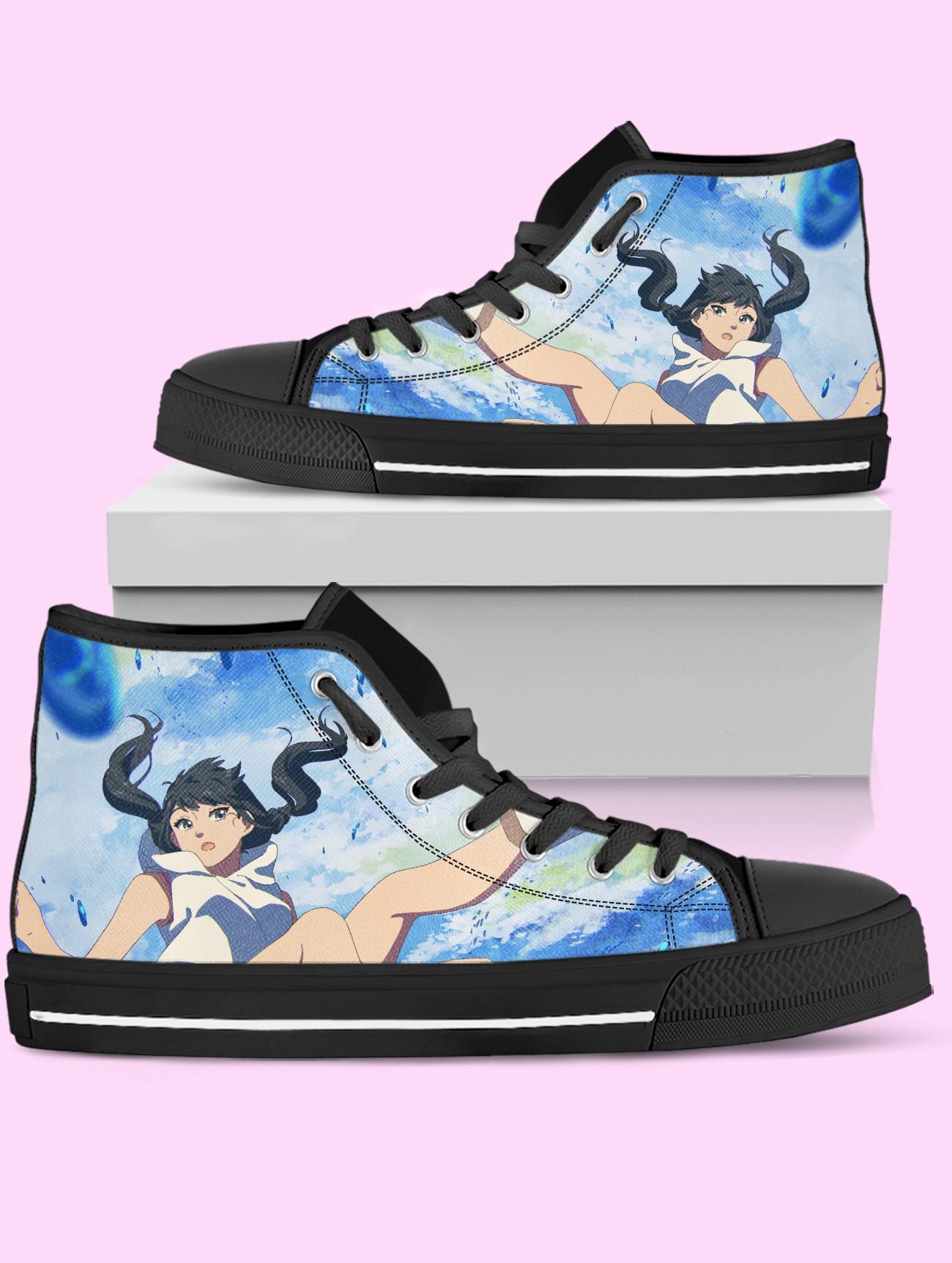 Weathering With You High Top Shoes, Anime Sneakers for Women, Men