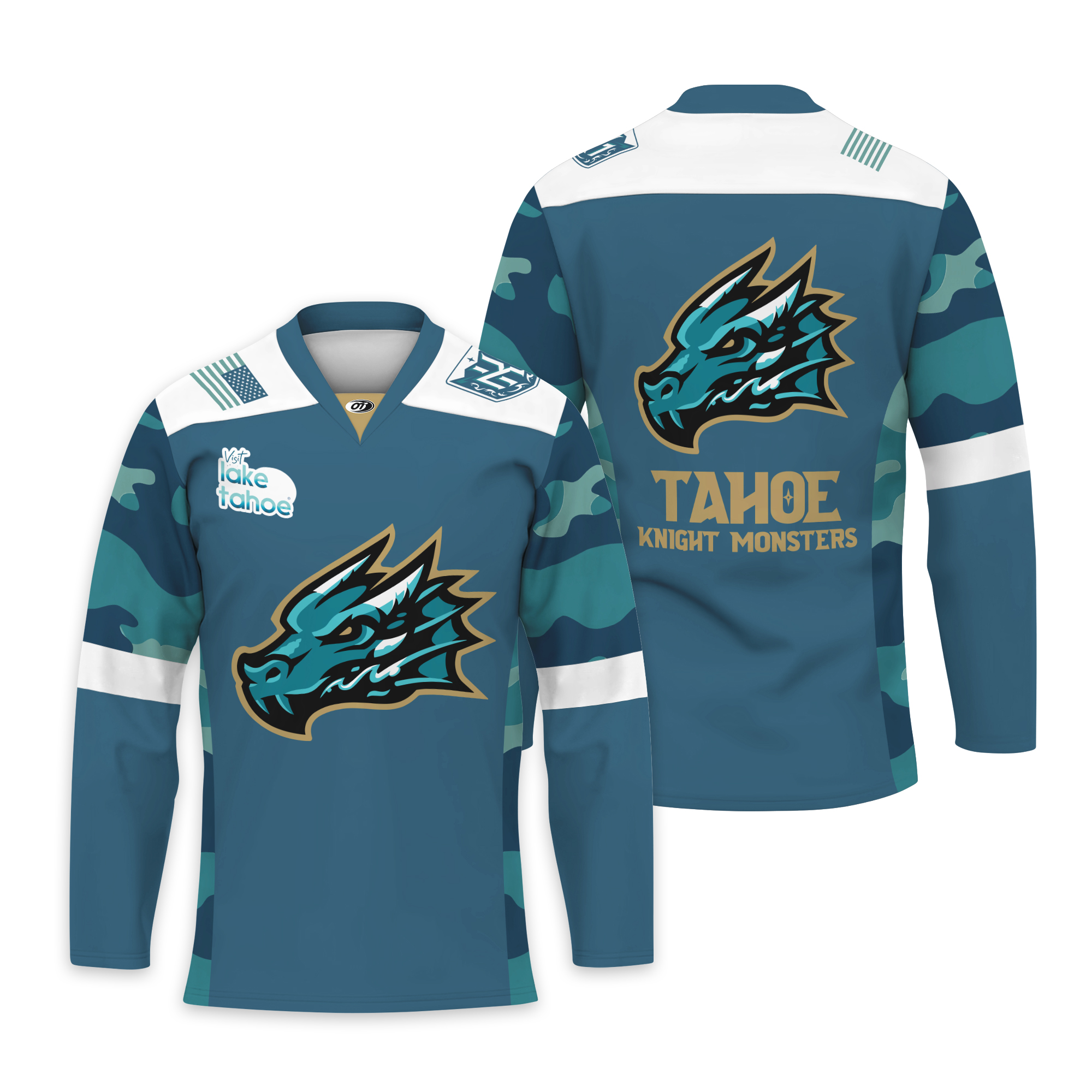 Tahoe Knight Monsters x Military Appreciation Night 2026 Hockey Shirt