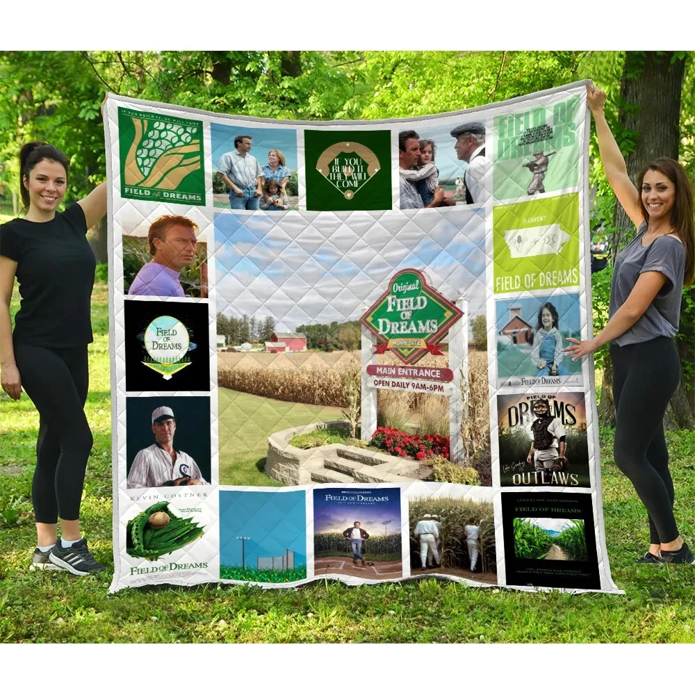 Field of Dreams Quilt, Field of Dreams Movies Quilt Blanket Soft and Cozy Luxury