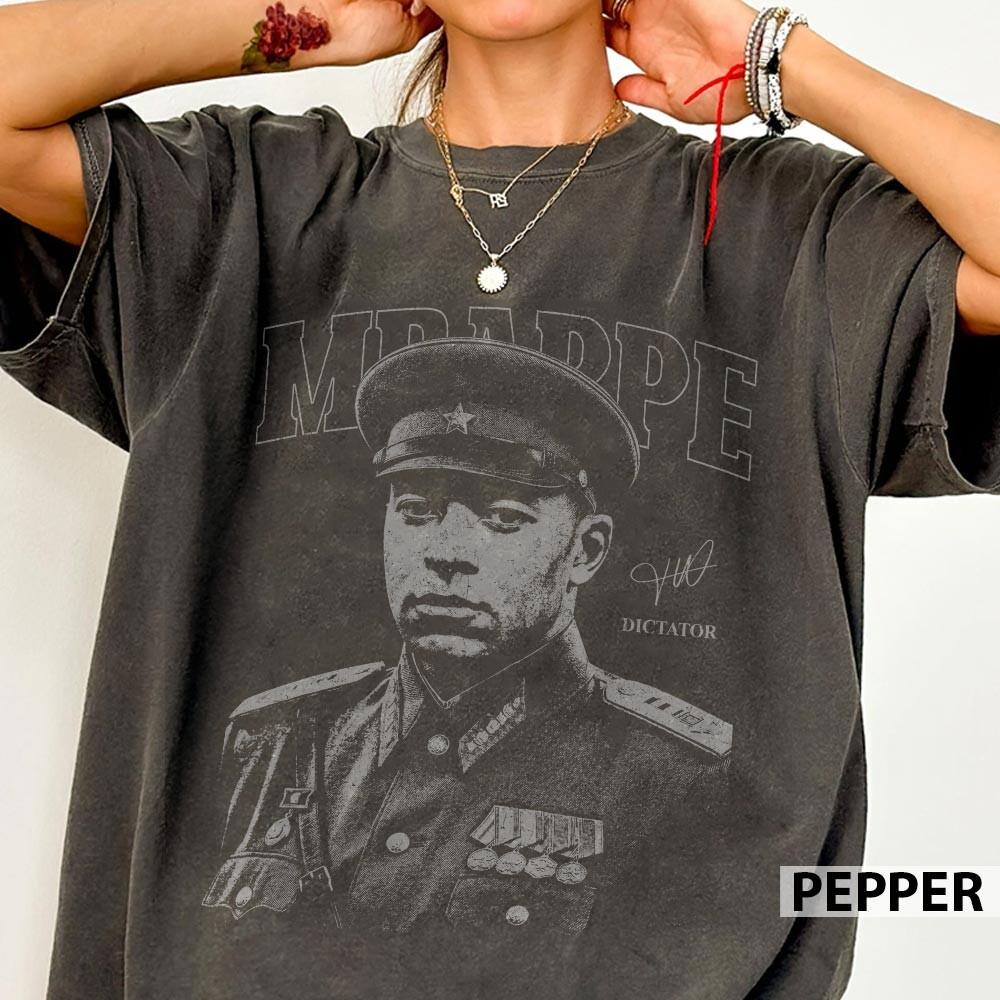 Kylian Mbappe Dictator Soccer Vintage Shirt