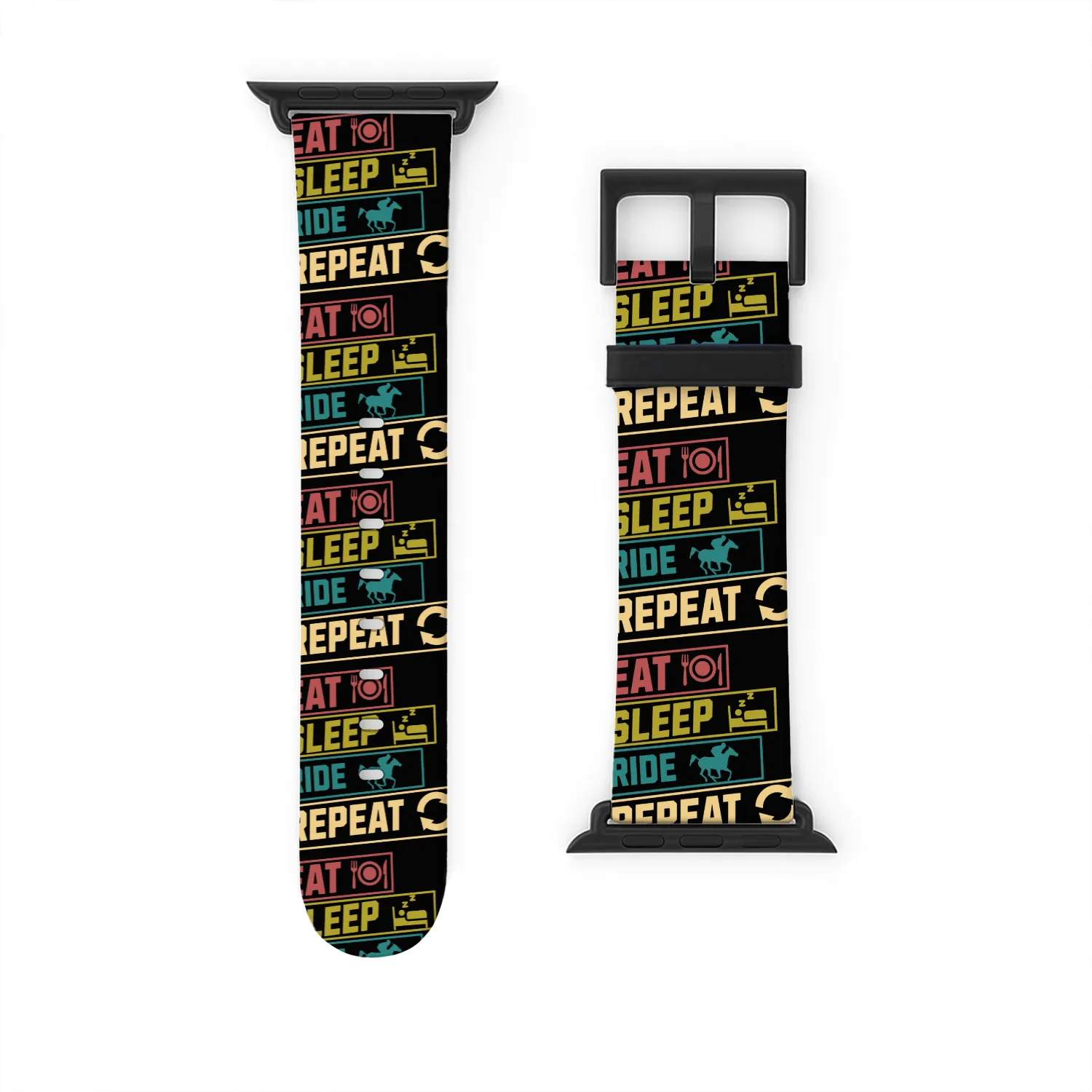 Eat sleep ride repeat hobby Watch Bands For Apple Watch