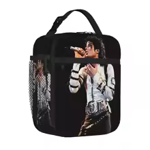 Michael Jackson King Of Pop Dance Singer Thermal Lunch Bag