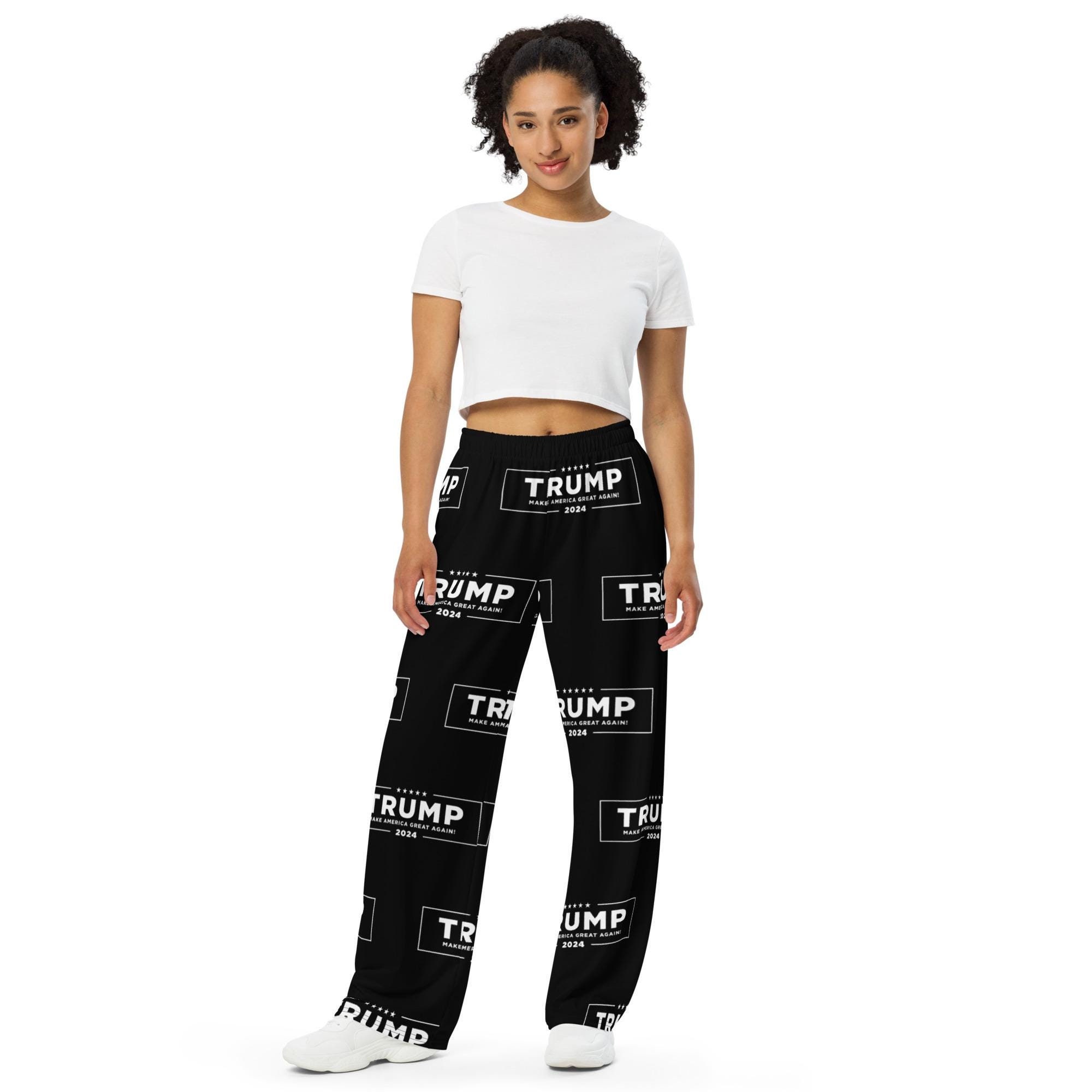 Dark MAGA Trump Pajama Bottoms for Men, Dark MAGA 2024, Trump Christmas Pajamas