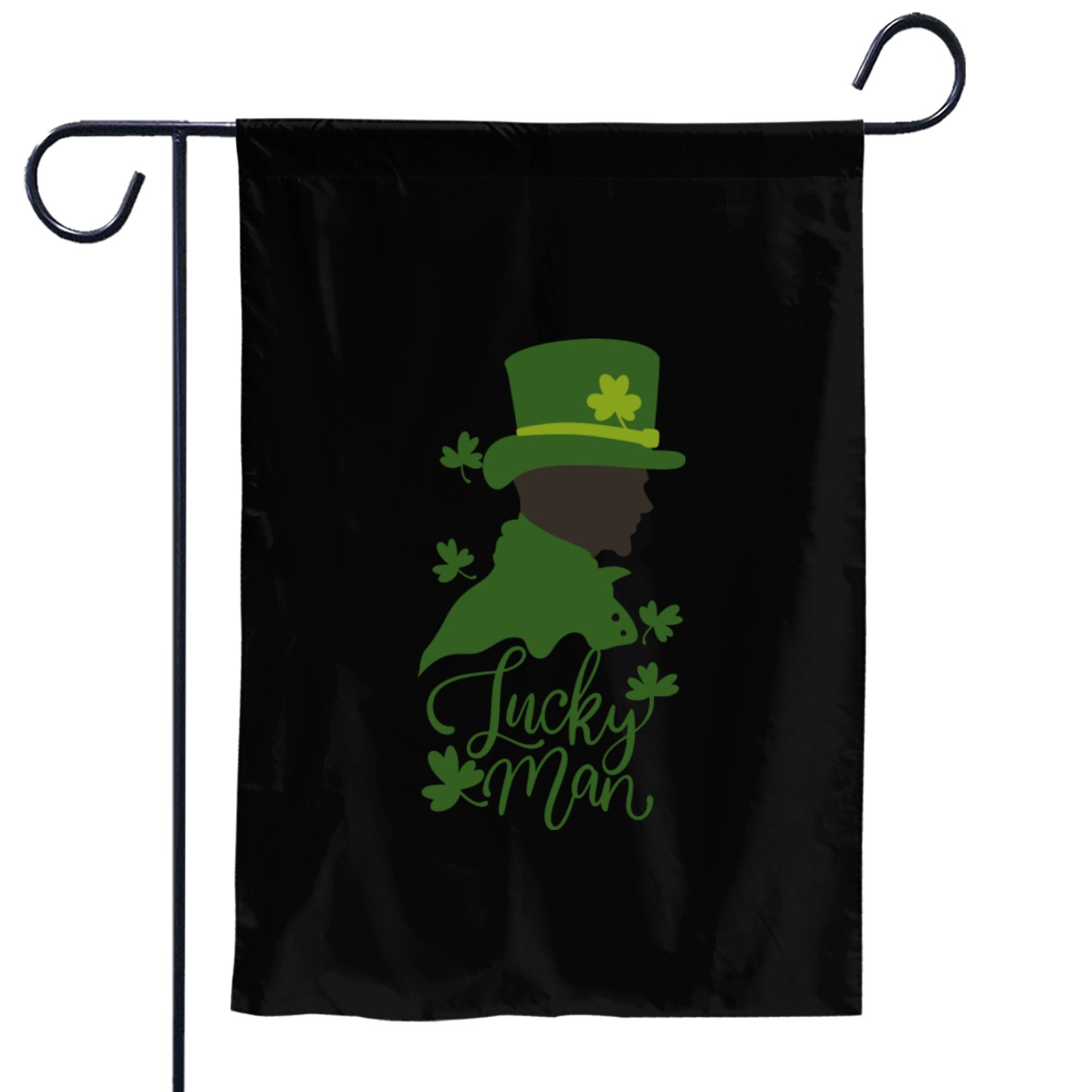 LUCKY MAN Garden Flags