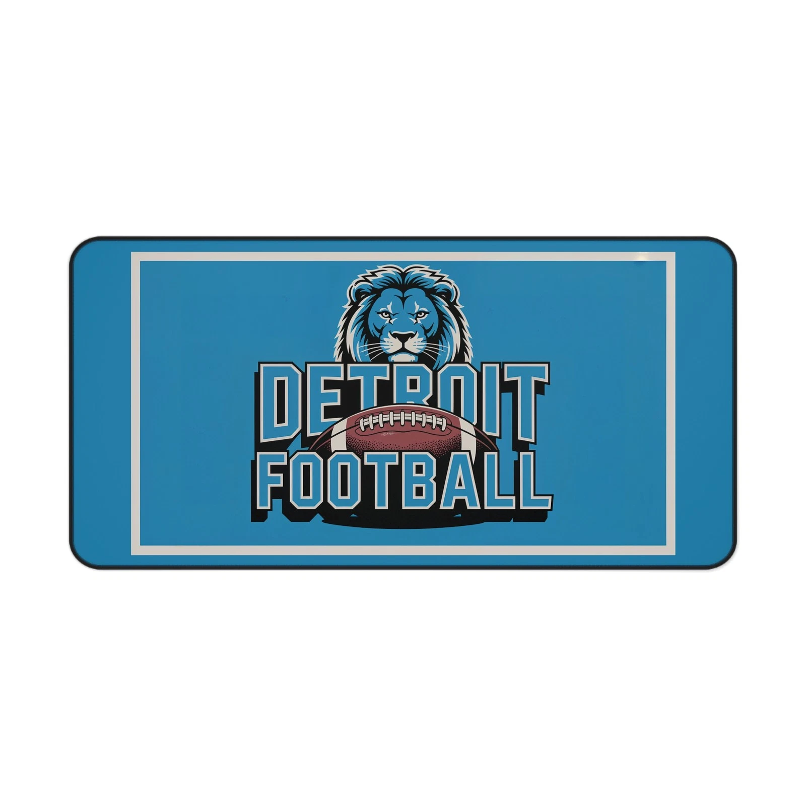 Detroit Football High Definition Print Non Slip Desk Mat Office Home football