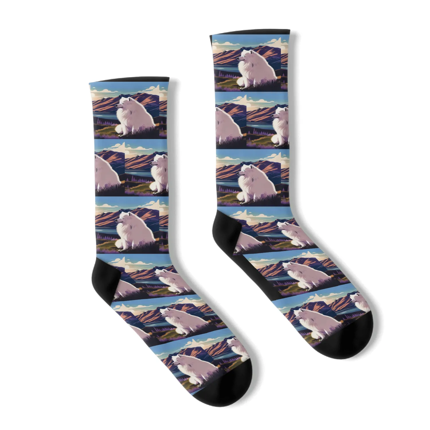 Samoyed Nature Socks